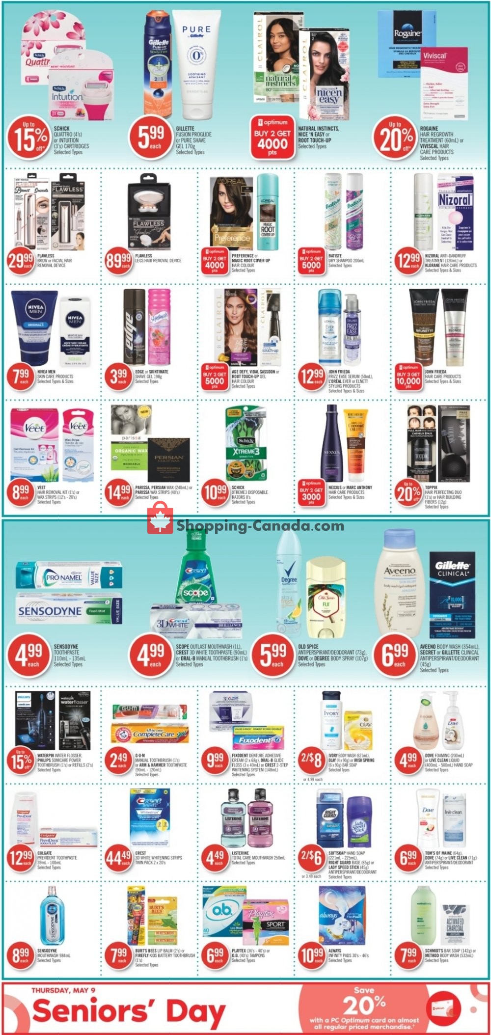 Shoppers Drug Mart flyer from Saturday May 4, 2019 to Friday May 10, 2019 - page 9