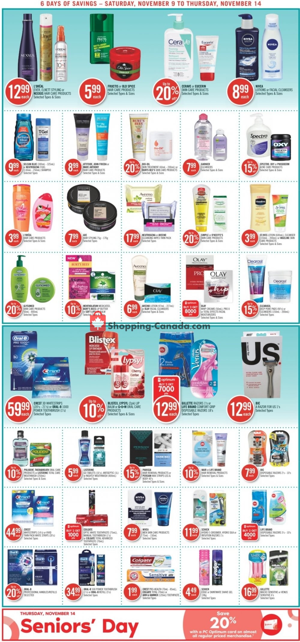 Shoppers Drug Mart flyer from Saturday November 9, 2019 to Thursday November 14, 2019 - page 13