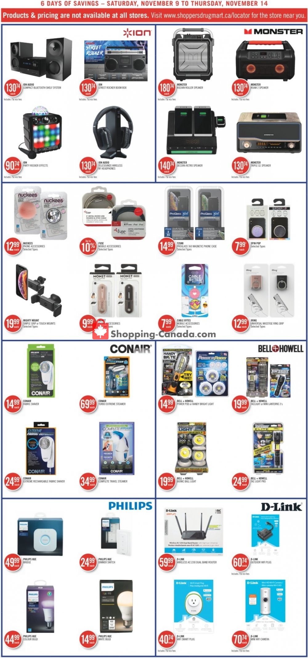 Shoppers Drug Mart flyer from Saturday November 9, 2019 to Thursday November 14, 2019 - page 14