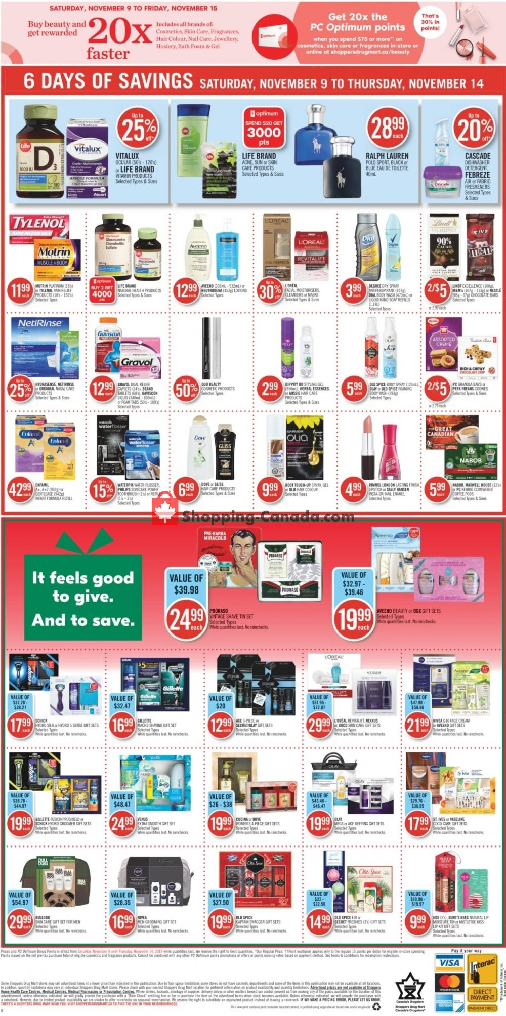 Shoppers Drug Mart flyer from Saturday November 9, 2019 to Thursday November 14, 2019 - page 18