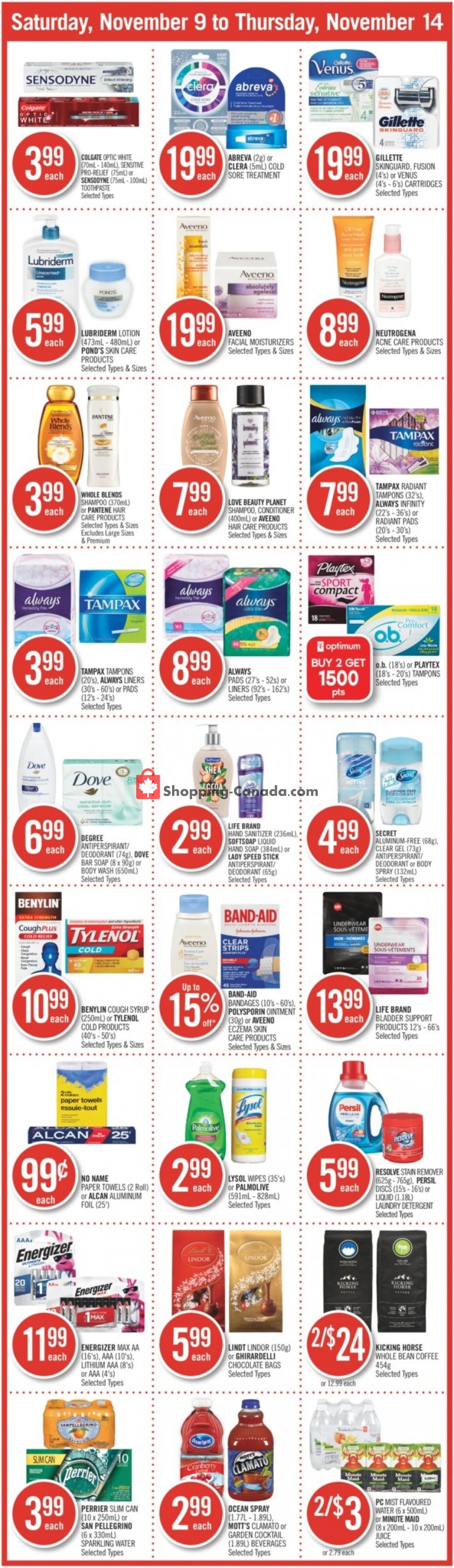 Shoppers Drug Mart flyer from Saturday November 9, 2019 to Thursday November 14, 2019 - page 2