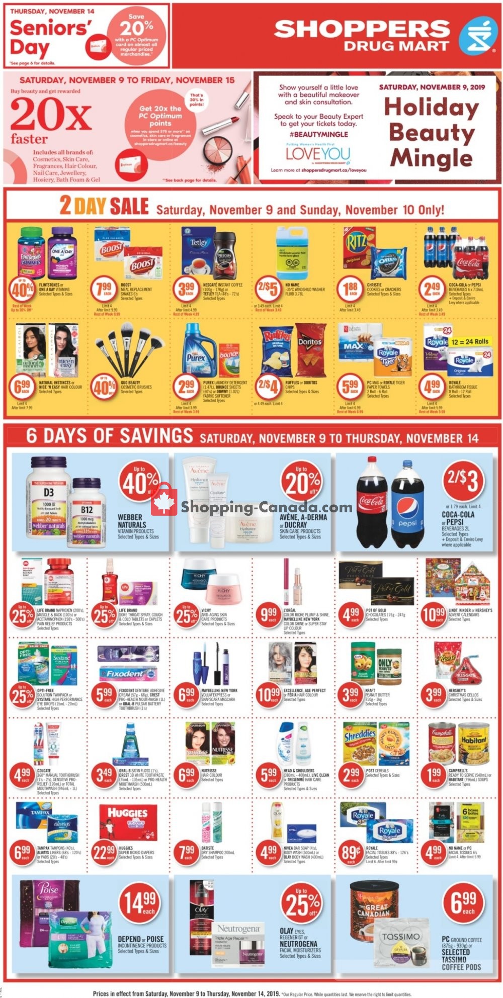 Shoppers Drug Mart flyer from Saturday November 9, 2019 to Thursday November 14, 2019 - page 3
