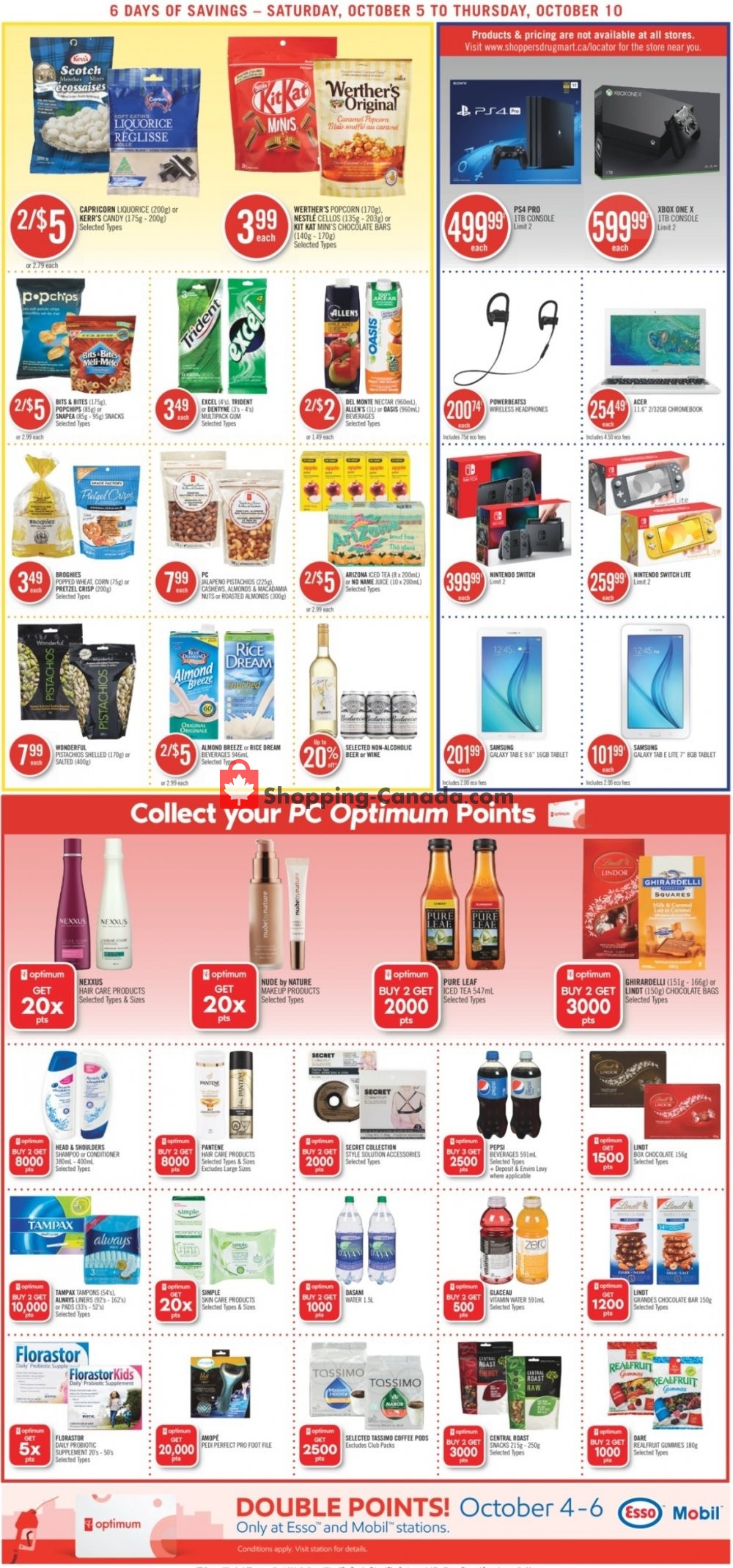 Shoppers Drug Mart flyer from Saturday October 5, 2019 to Thursday October 10, 2019 - page 10