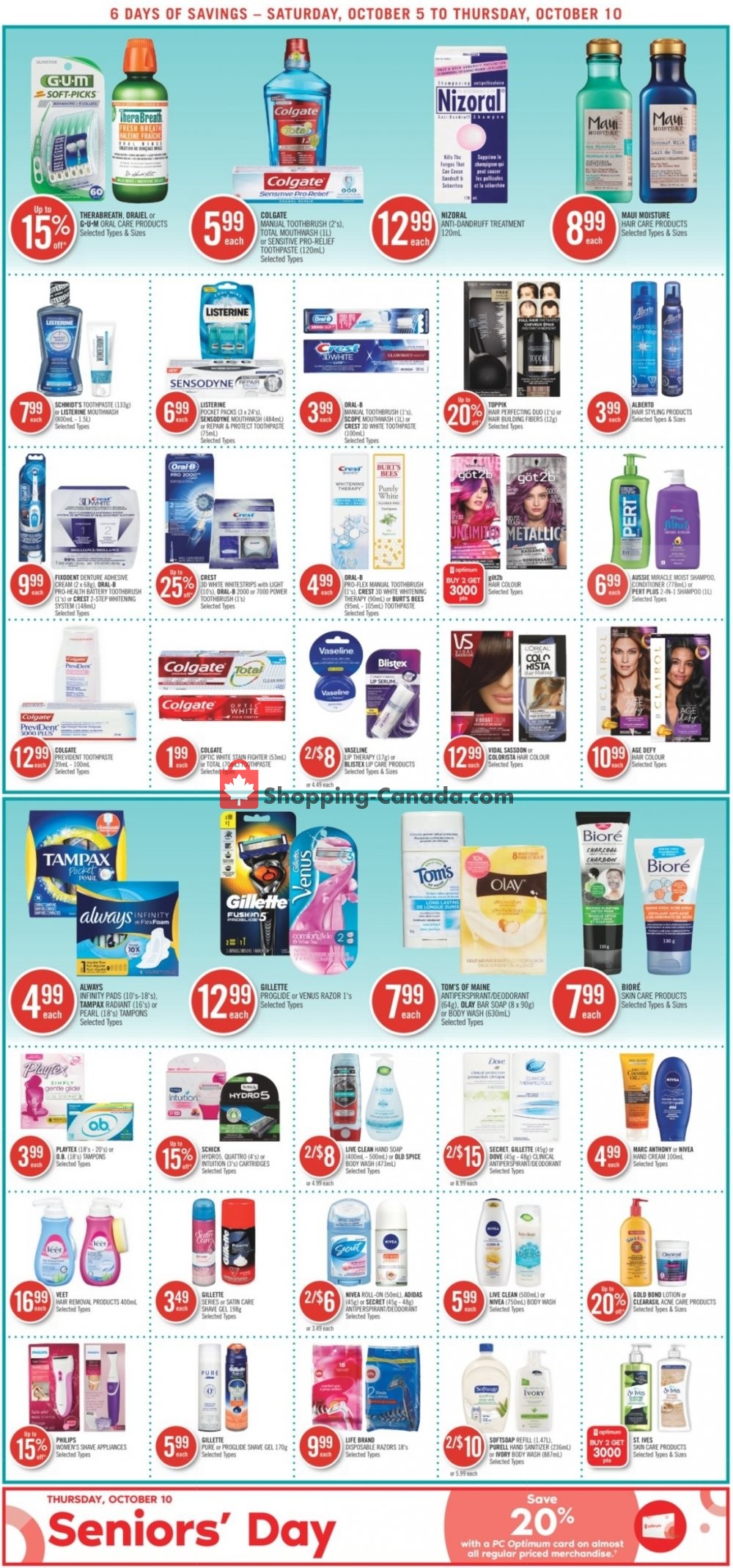 Shoppers Drug Mart flyer from Saturday October 5, 2019 to Thursday October 10, 2019 - page 13