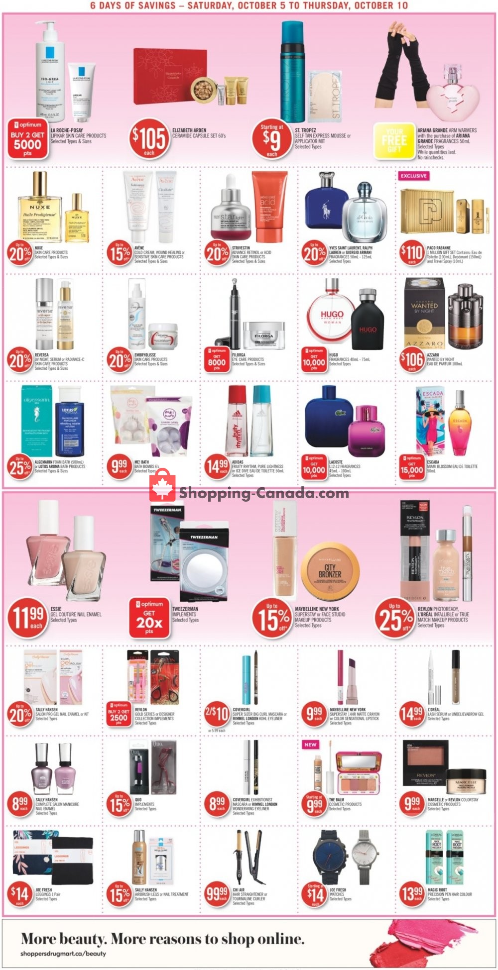 Shoppers Drug Mart flyer from Saturday October 5, 2019 to Thursday October 10, 2019 - page 16