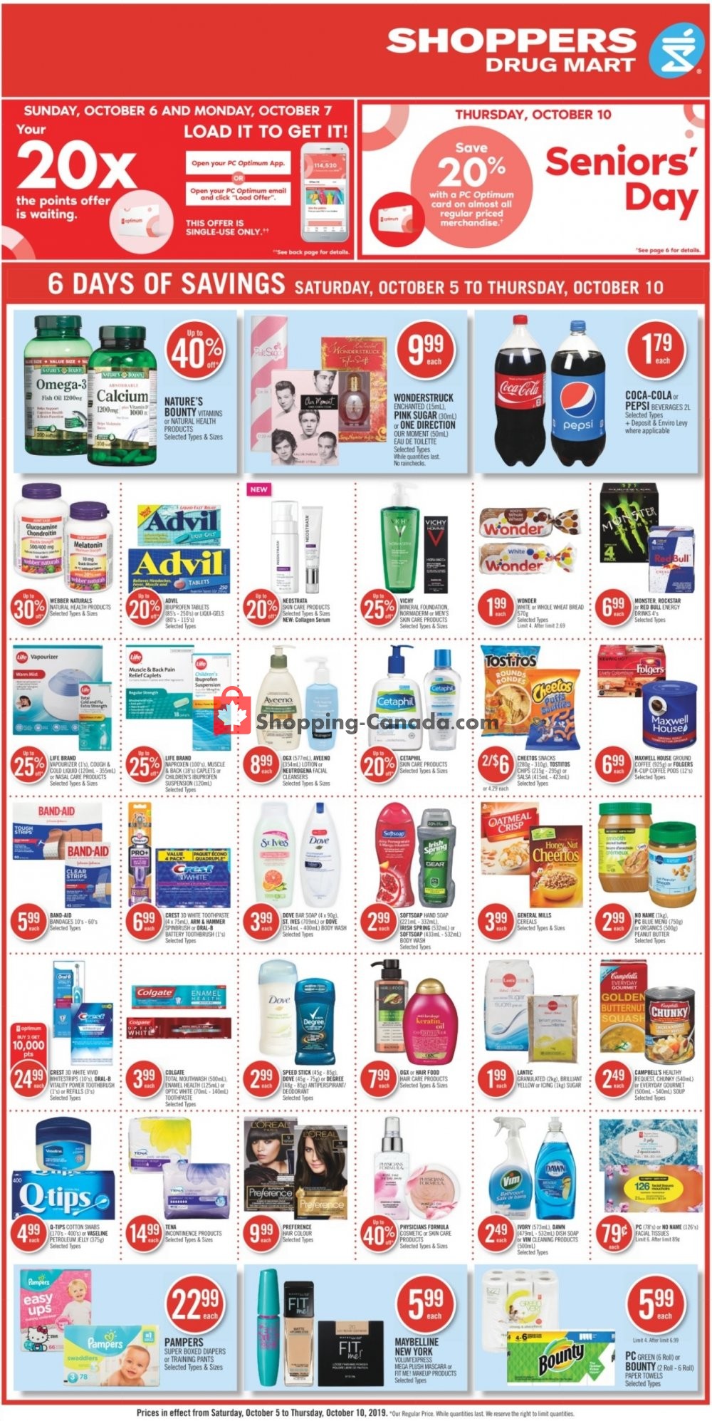 Shoppers Drug Mart flyer from Saturday October 5, 2019 to Thursday October 10, 2019 - page 5