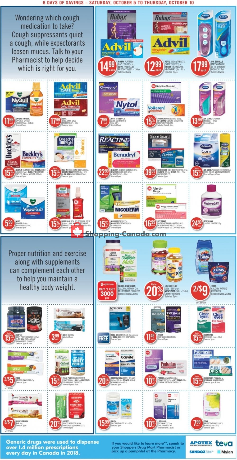 Shoppers Drug Mart flyer from Saturday October 5, 2019 to Thursday October 10, 2019 - page 6