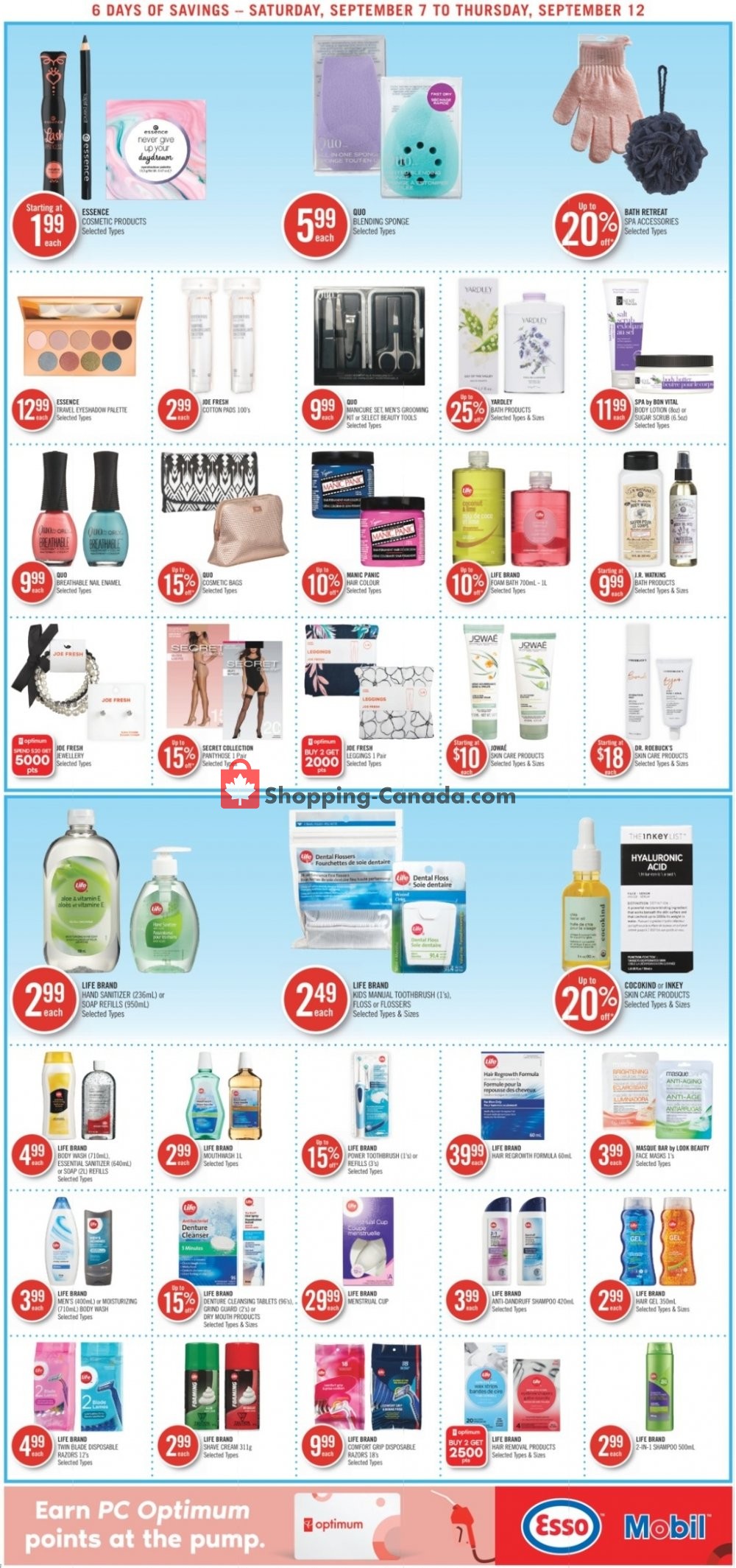 Shoppers Drug Mart flyer from Saturday September 7, 2019 to Thursday September 12, 2019 - page 14