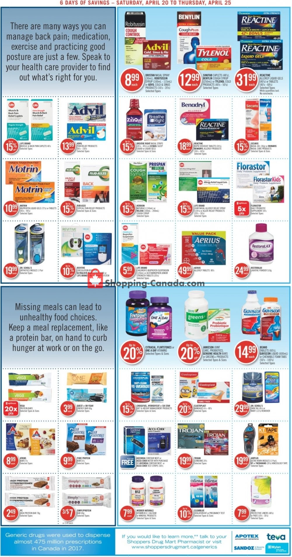Shoppers Drug Mart flyer from Saturday April 20, 2019 to Thursday April 25, 2019 - page 4