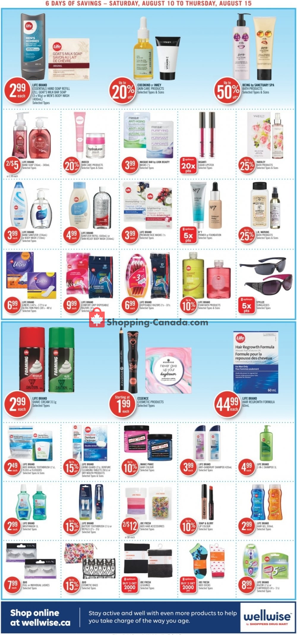 Shoppers Drug Mart flyer from Saturday August 10, 2019 to Thursday August 15, 2019 - page 12