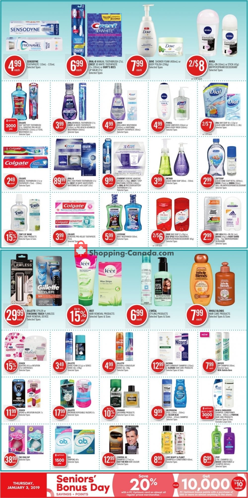 Shoppers Drug Mart flyer from Saturday December 29, 2018 to Friday January 4, 2019 - page 10