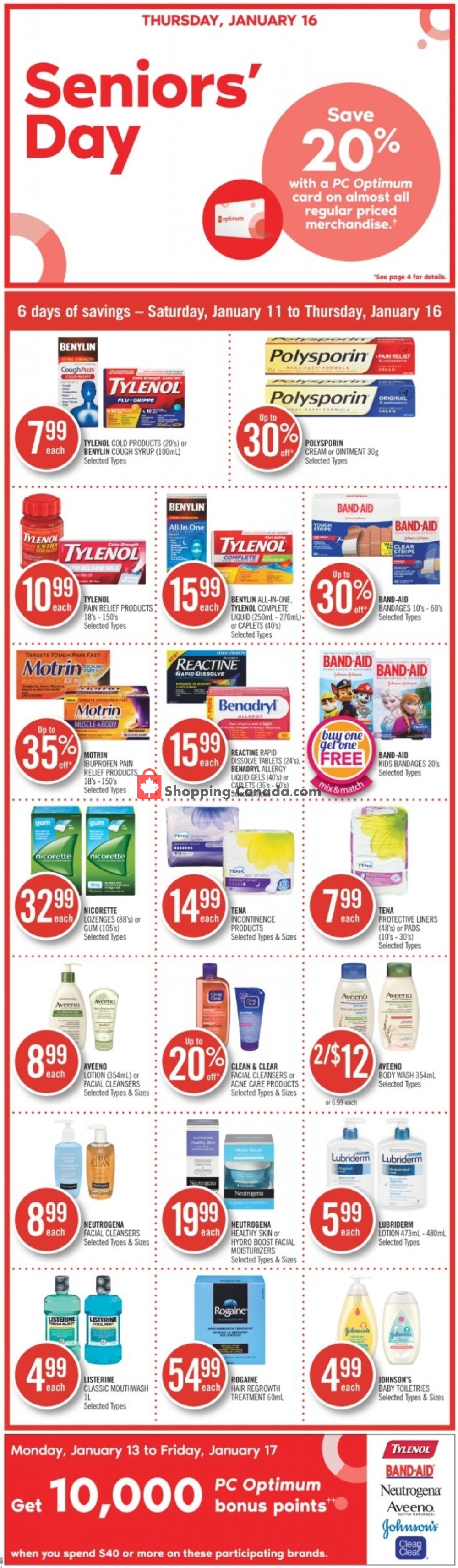 Shoppers Drug Mart flyer from Saturday January 11, 2020 to Thursday January 16, 2020 - page 3