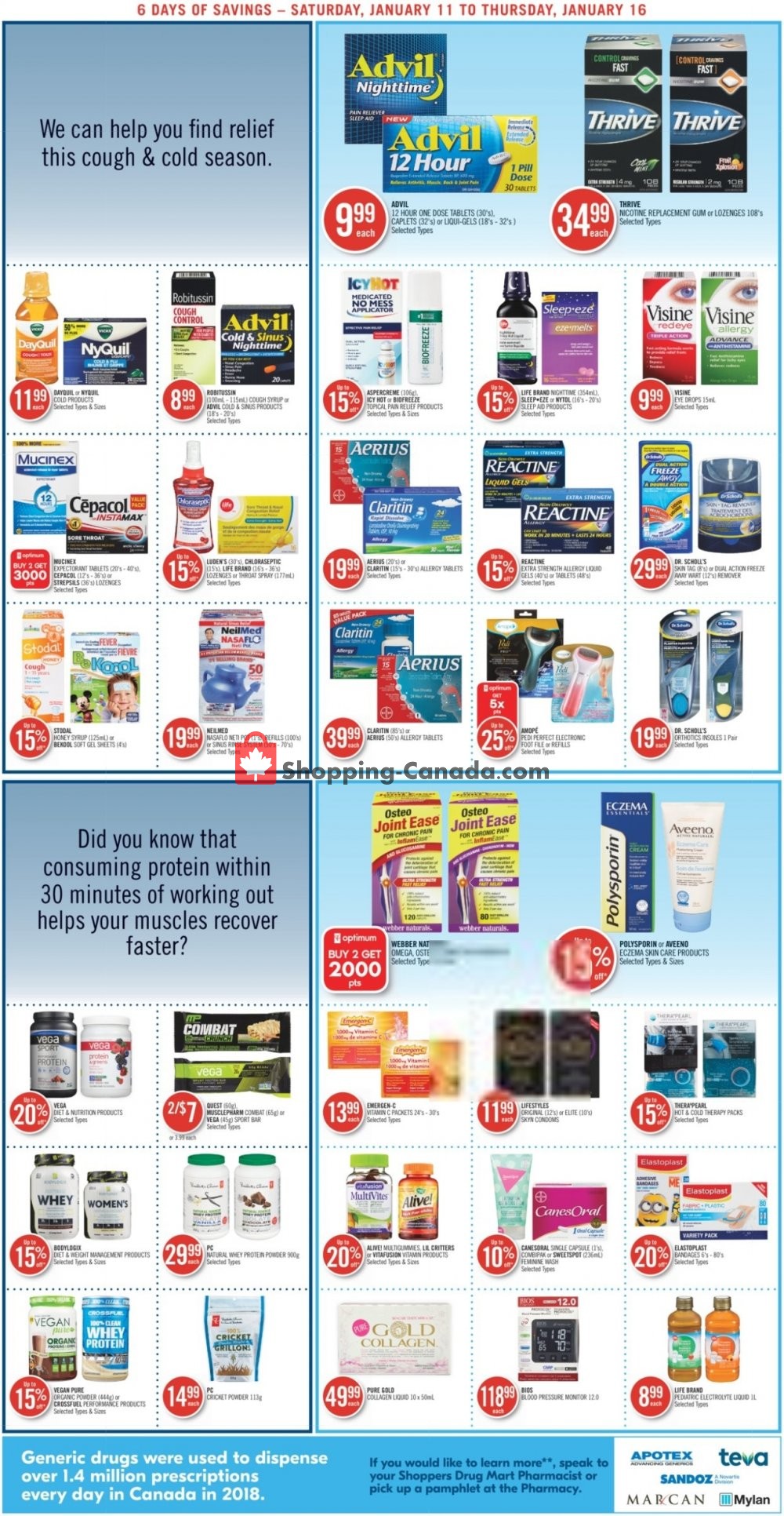 Shoppers Drug Mart flyer from Saturday January 11, 2020 to Thursday January 16, 2020 - page 6