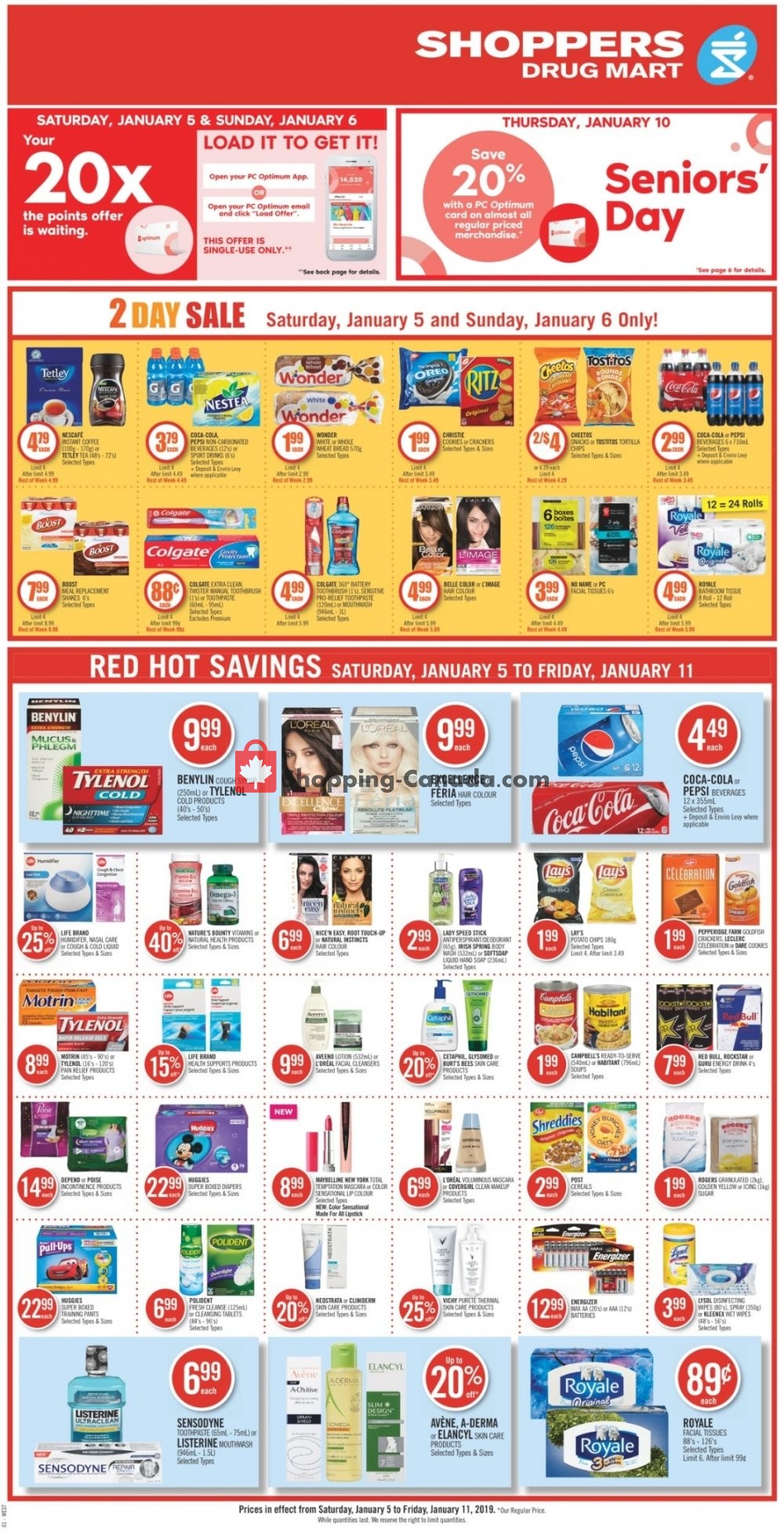 Shoppers Drug Mart flyer from Saturday January 5, 2019 to Friday January 11, 2019 - page 3
