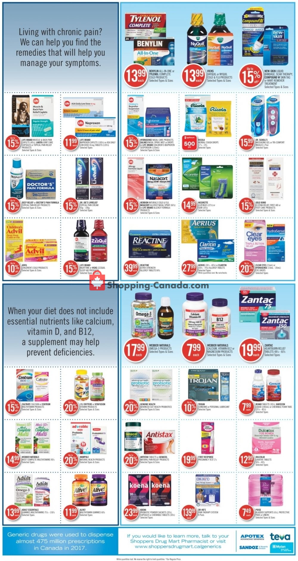 Shoppers Drug Mart flyer from Saturday January 5, 2019 to Friday January 11, 2019 - page 4