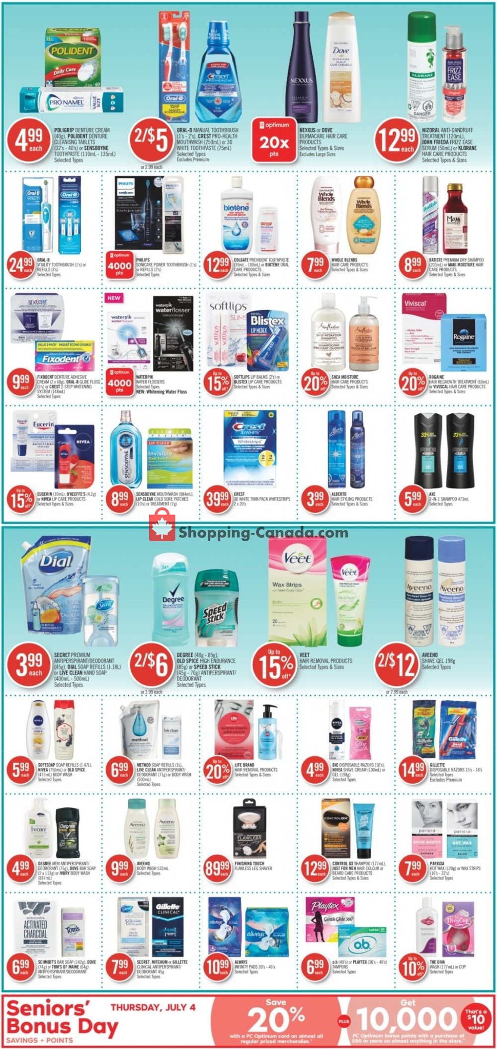 Shoppers Drug Mart flyer from Saturday June 29, 2019 to Friday July 5, 2019 - page 6