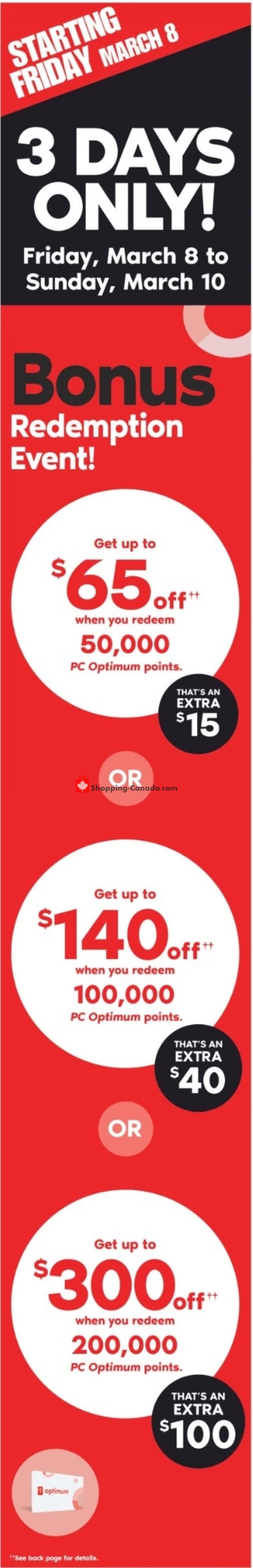 Shoppers Drug Mart flyer from Saturday March 9, 2019 to Thursday March 14, 2019 - page 1