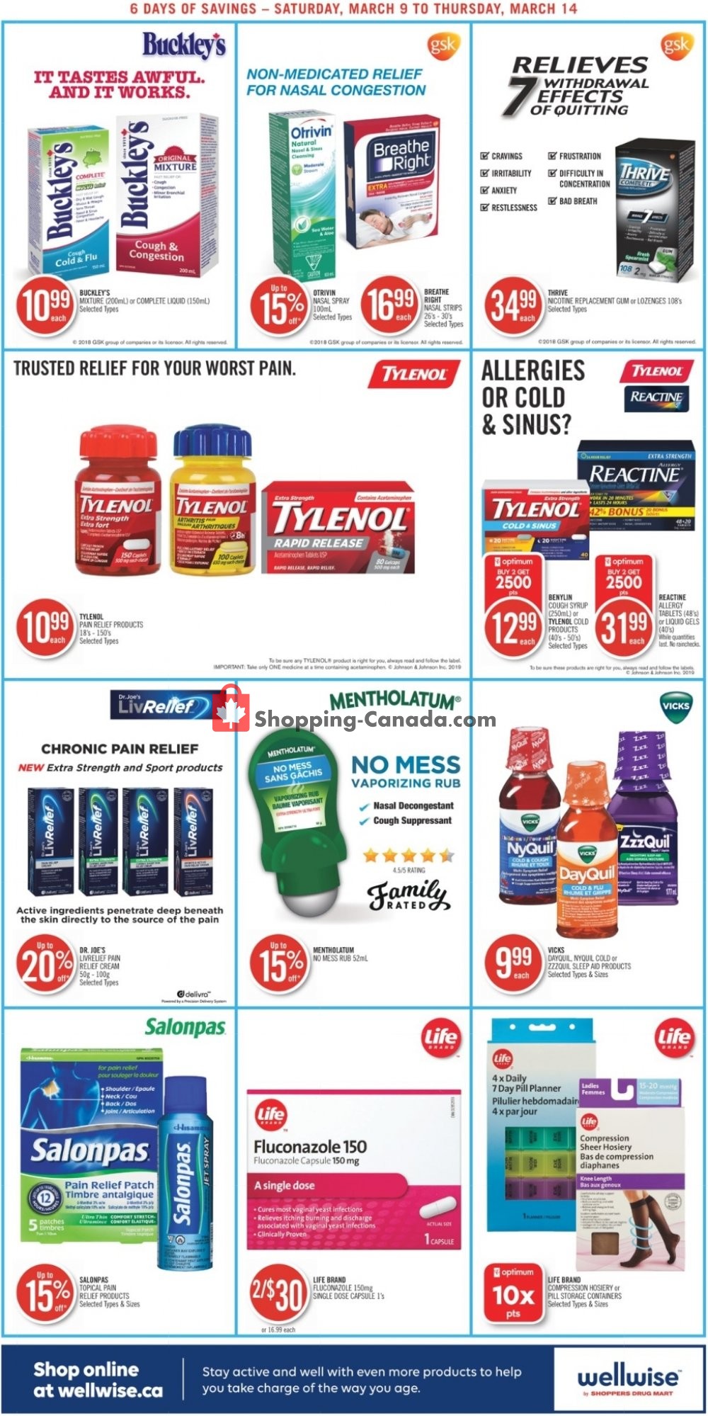 Shoppers Drug Mart flyer from Saturday March 9, 2019 to Thursday March 14, 2019 - page 9