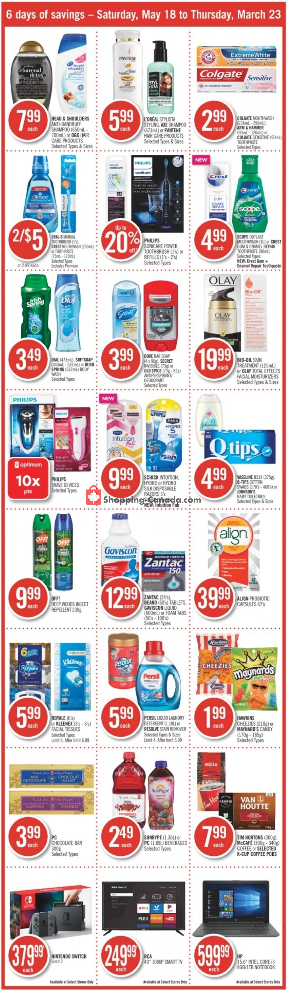 Shoppers Drug Mart flyer from Saturday May 18, 2019 to Thursday May 23, 2019 - page 2