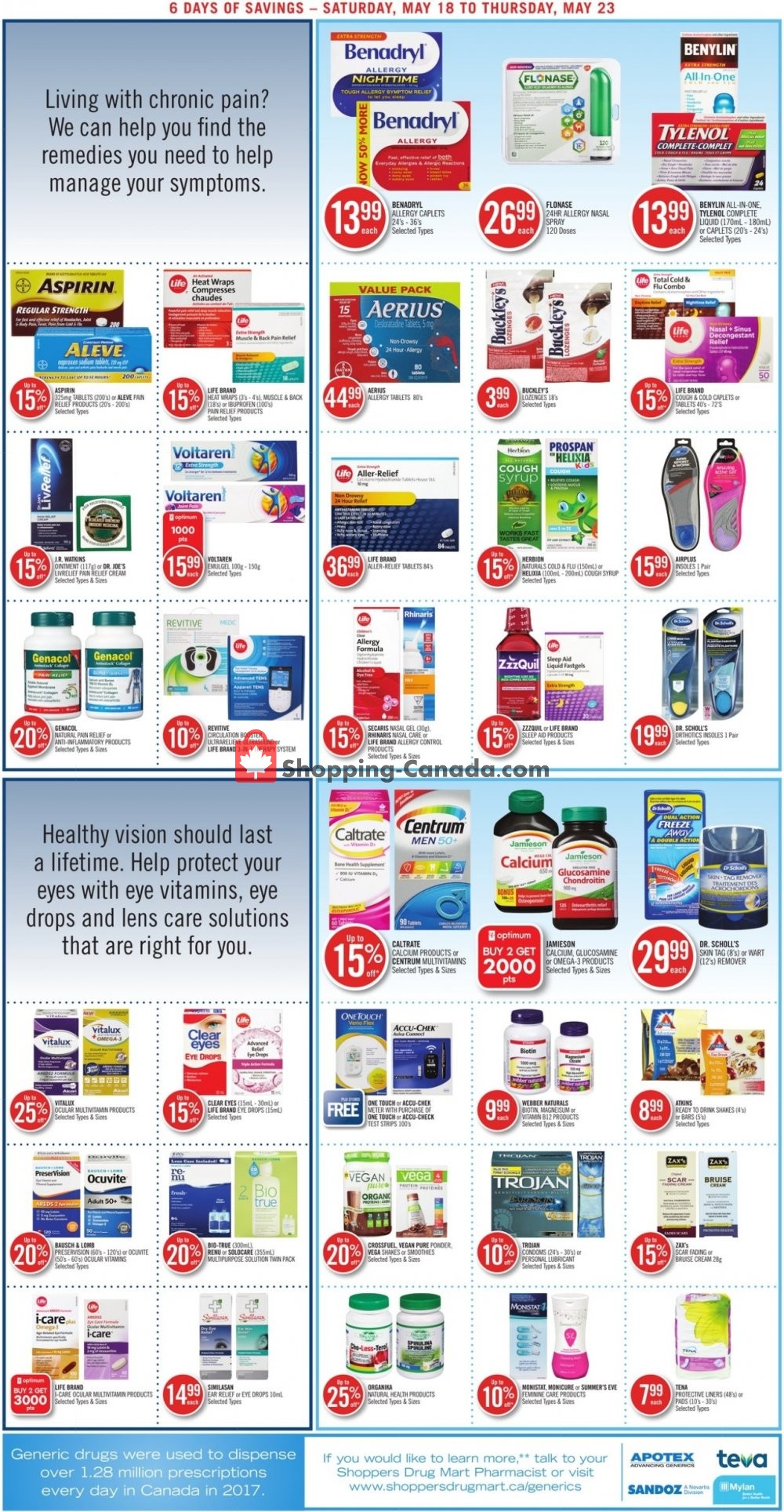 Shoppers Drug Mart flyer from Saturday May 18, 2019 to Thursday May 23, 2019 - page 4