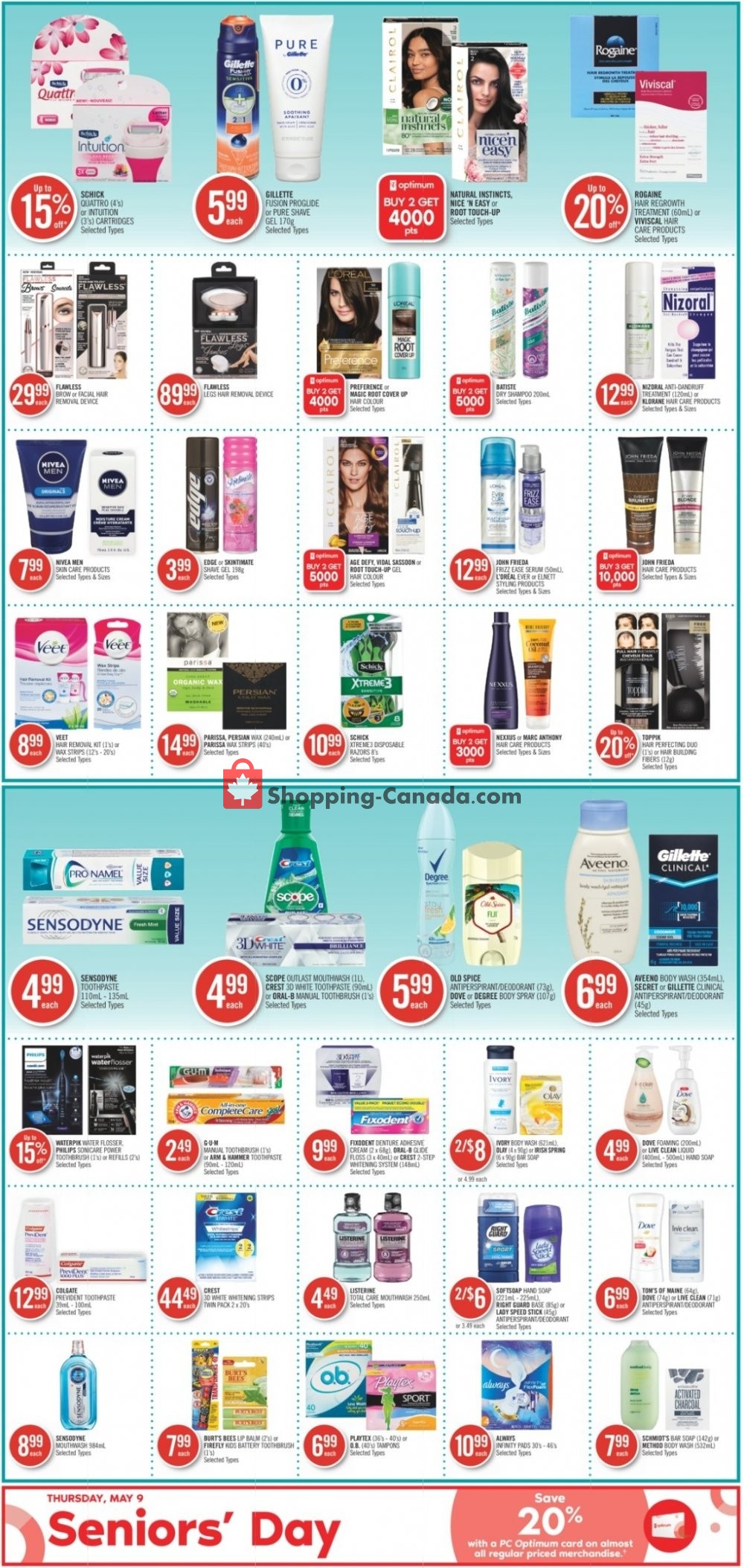 Shoppers Drug Mart flyer from Saturday May 4, 2019 to Friday May 10, 2019 - page 9