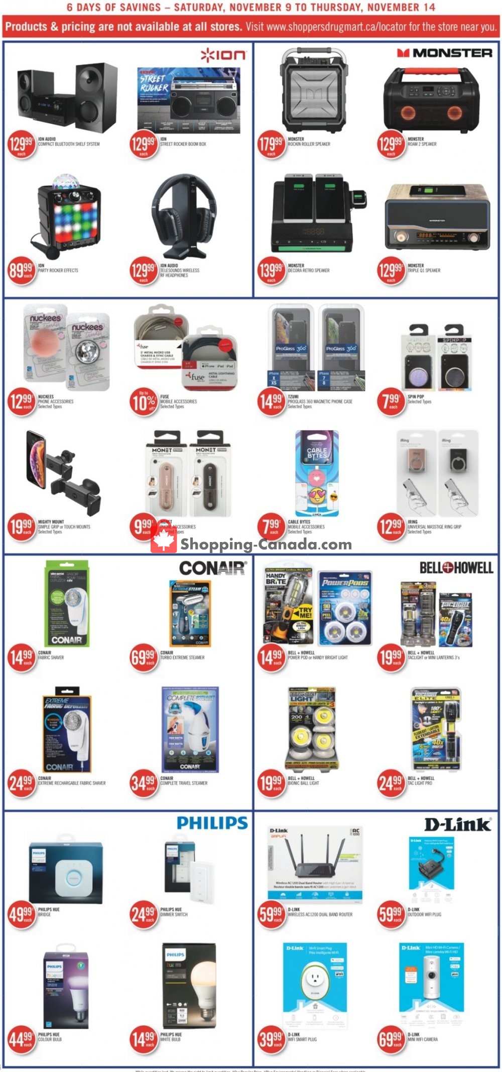 Shoppers Drug Mart flyer from Saturday November 9, 2019 to Thursday November 14, 2019 - page 14