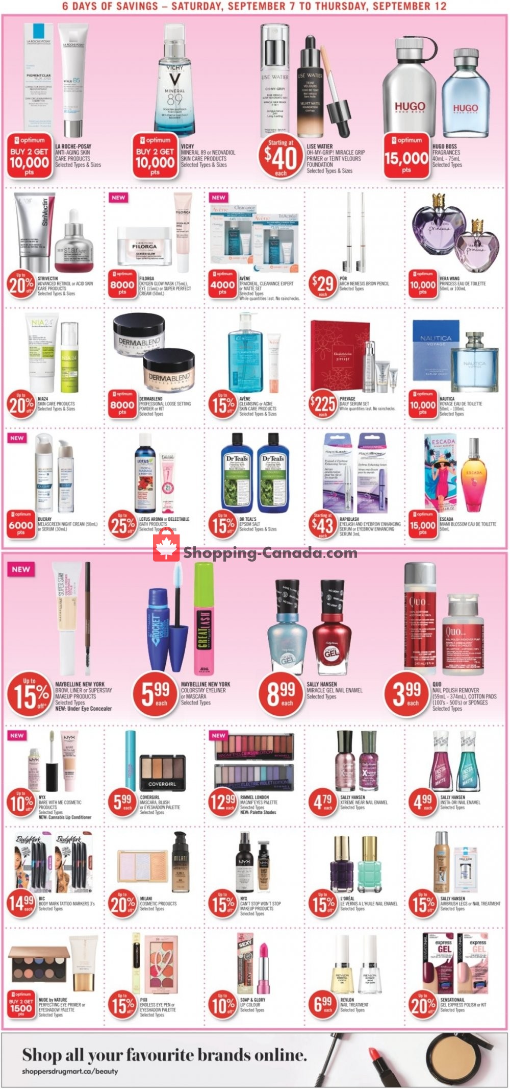 Shoppers Drug Mart flyer from Saturday September 7, 2019 to Thursday September 12, 2019 - page 17