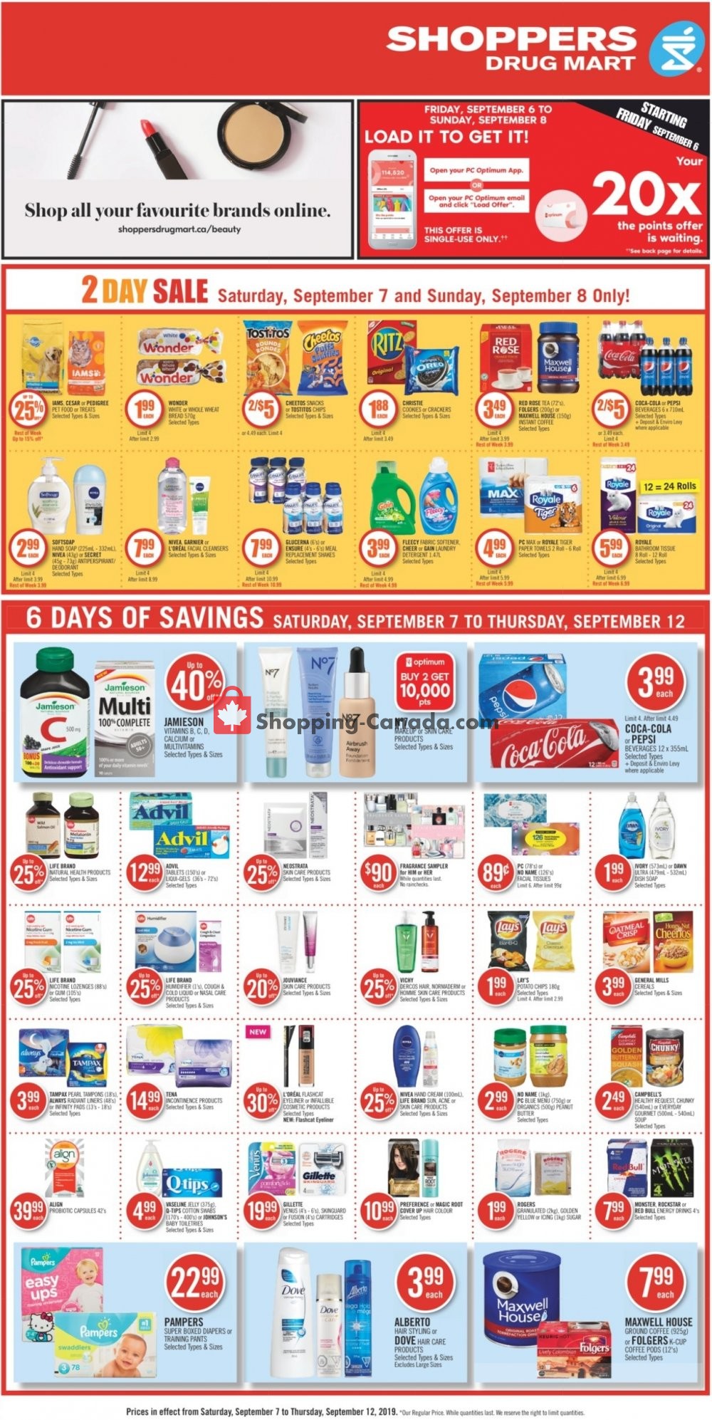 Shoppers Drug Mart flyer from Saturday September 7, 2019 to Thursday September 12, 2019 - page 5