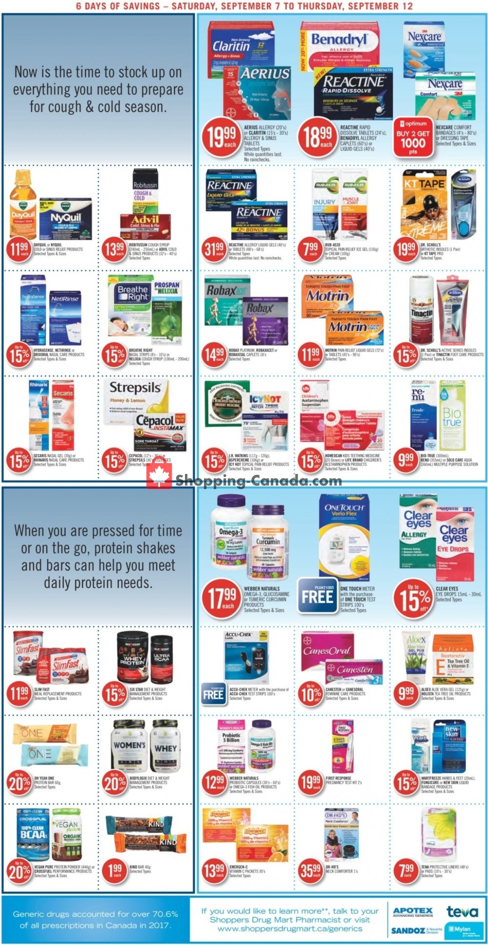 Shoppers Drug Mart flyer from Saturday September 7, 2019 to Thursday September 12, 2019 - page 6