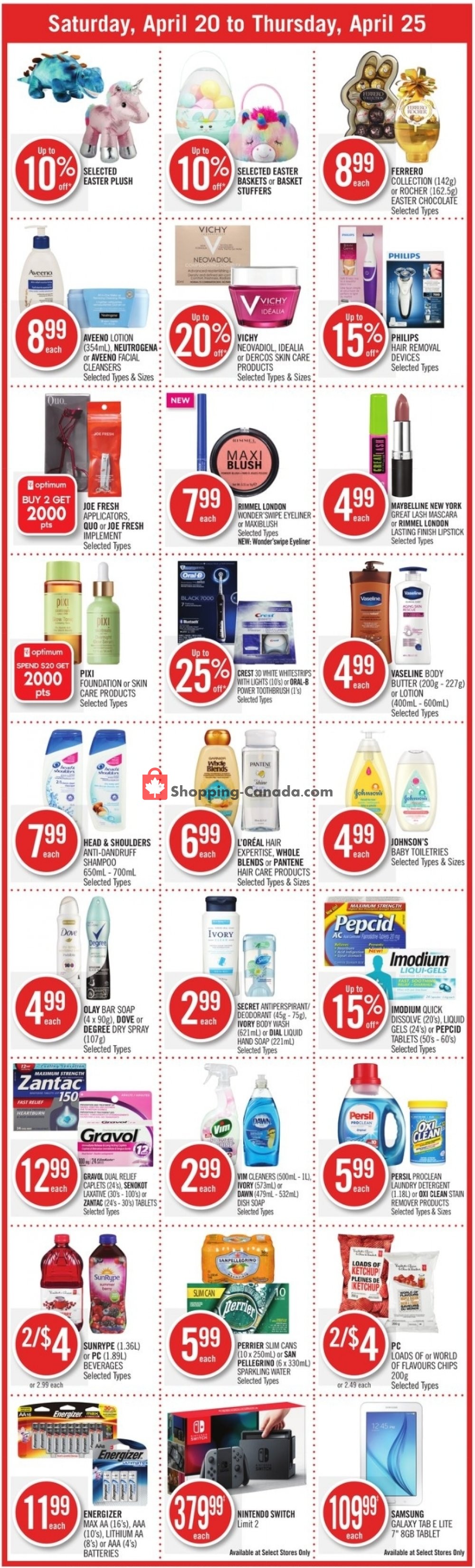 Shoppers Drug Mart flyer from Saturday April 20, 2019 to Thursday April 25, 2019 - page 2
