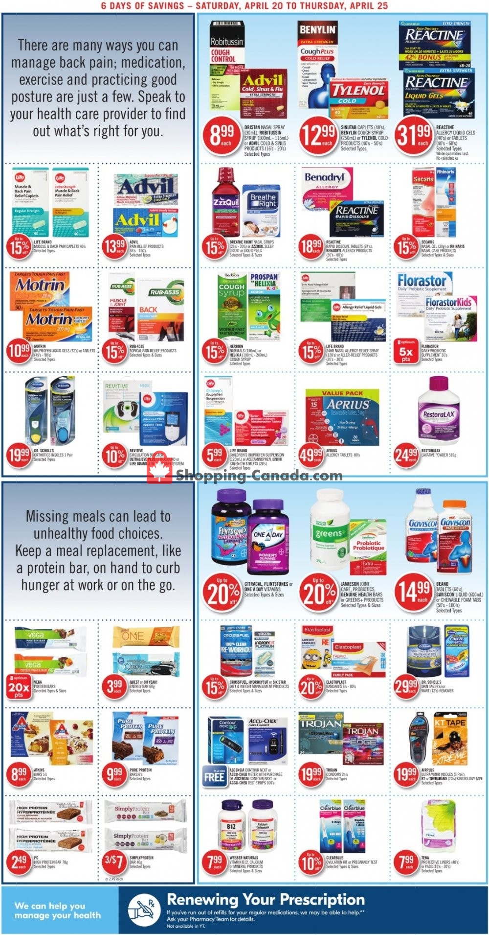 Shoppers Drug Mart flyer from Saturday April 20, 2019 to Thursday April 25, 2019 - page 4