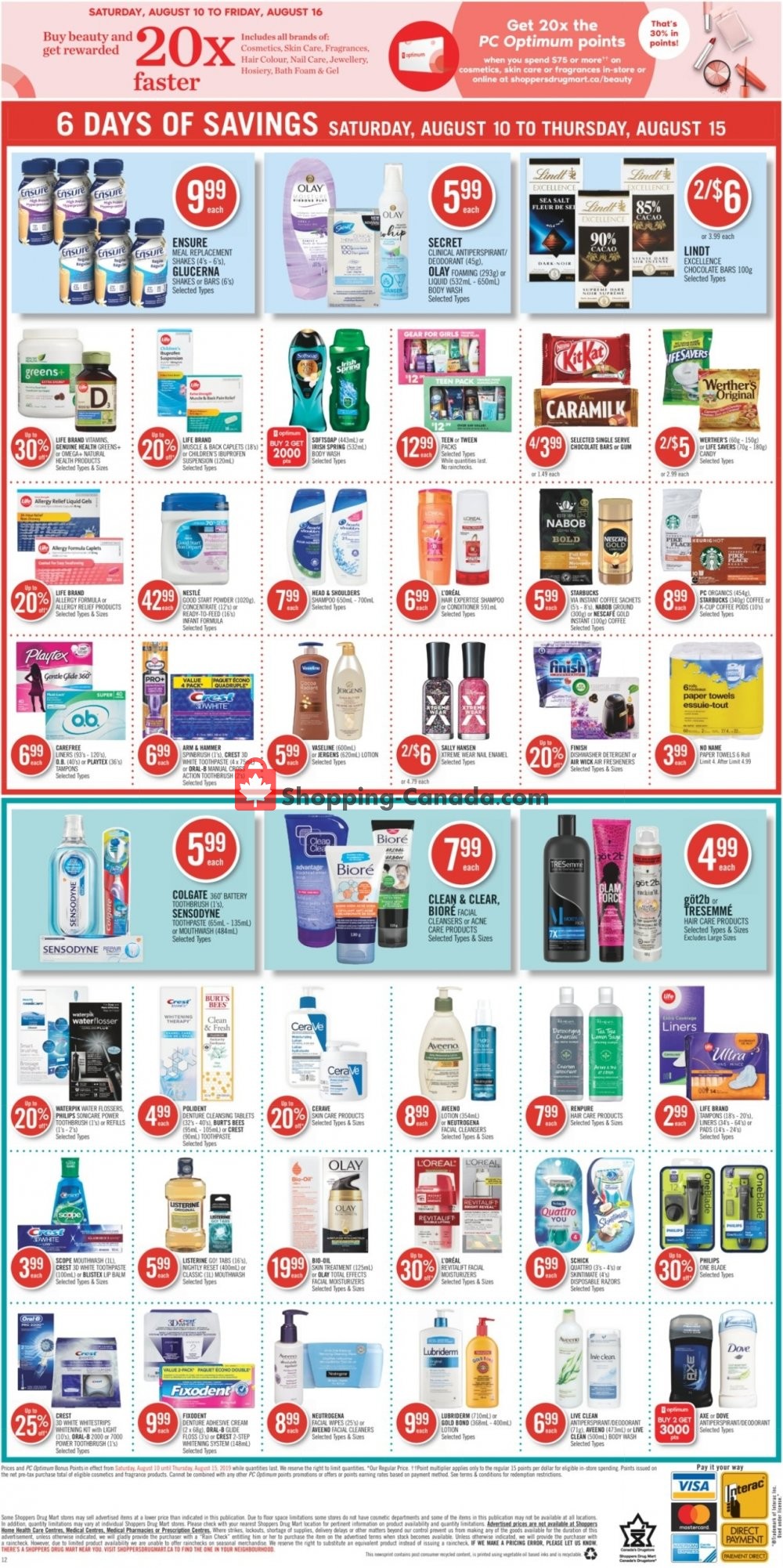 Shoppers Drug Mart flyer from Saturday August 10, 2019 to Thursday August 15, 2019 - page 21