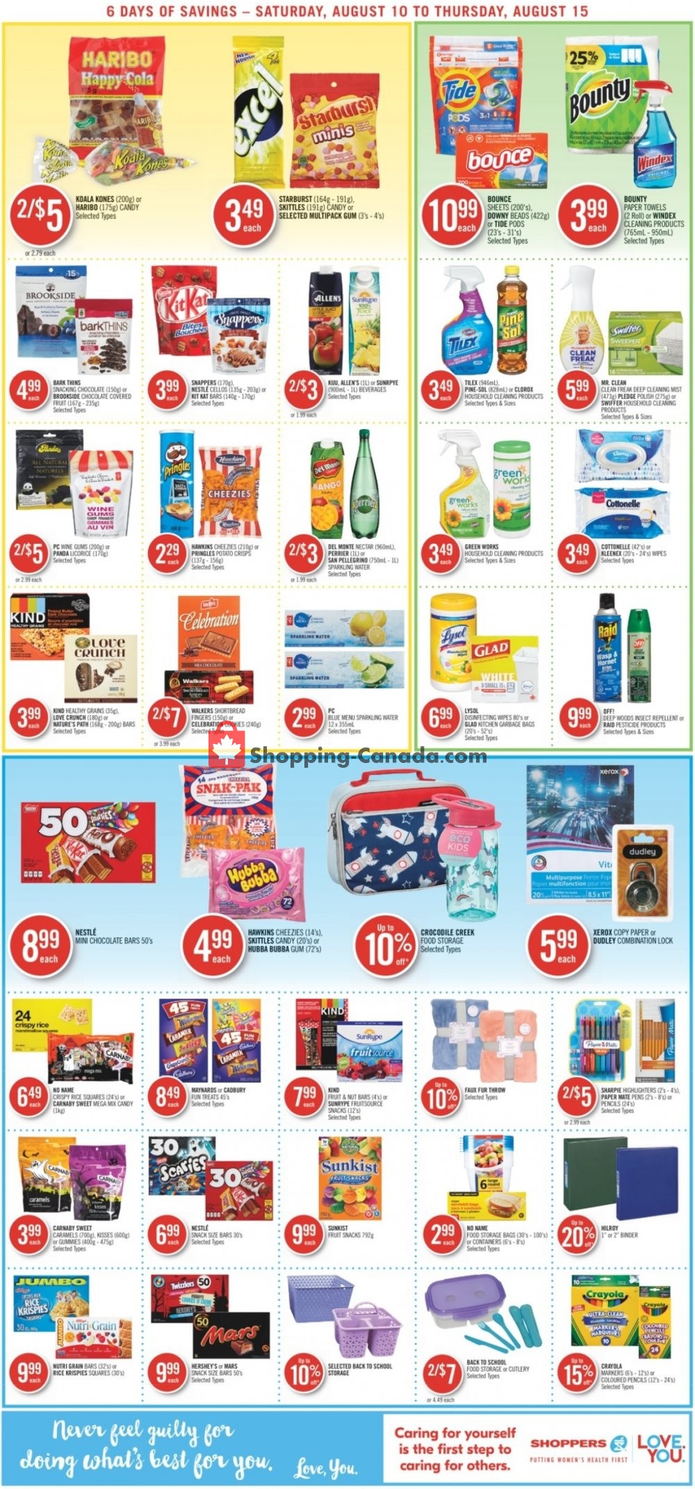 Shoppers Drug Mart flyer from Saturday August 10, 2019 to Thursday August 15, 2019 - page 8