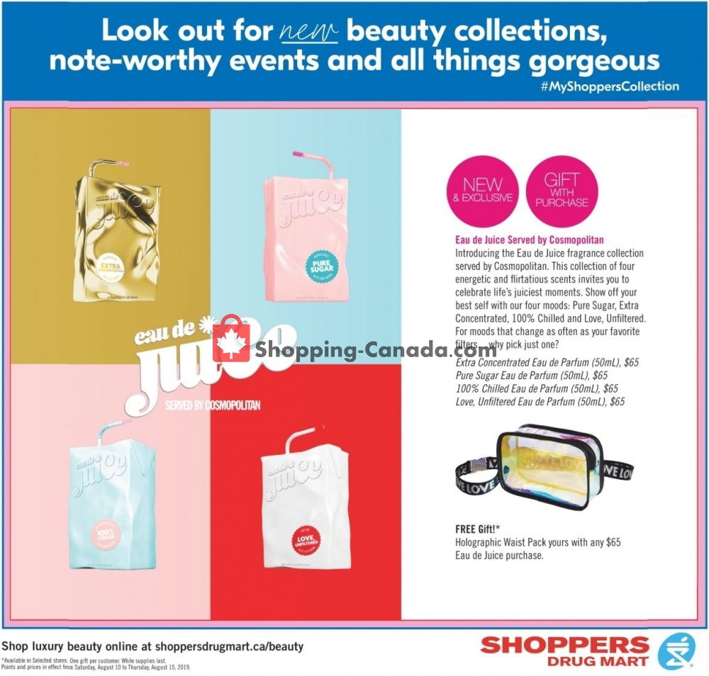 Shoppers Drug Mart flyer from Saturday August 10, 2019 to Thursday August 15, 2019 - page 9