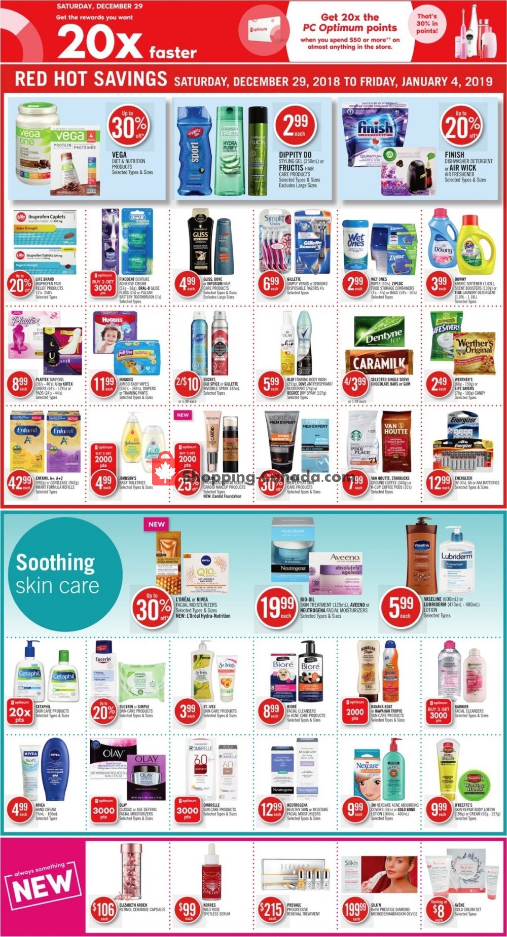 Shoppers Drug Mart flyer from Saturday December 29, 2018 to Friday January 4, 2019 - page 12