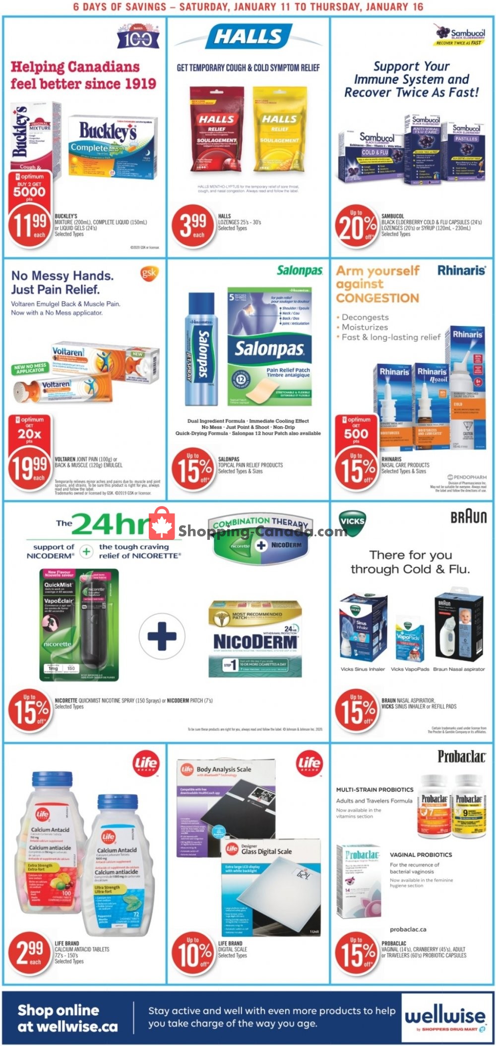 Shoppers Drug Mart flyer from Saturday January 11, 2020 to Thursday January 16, 2020 - page 12