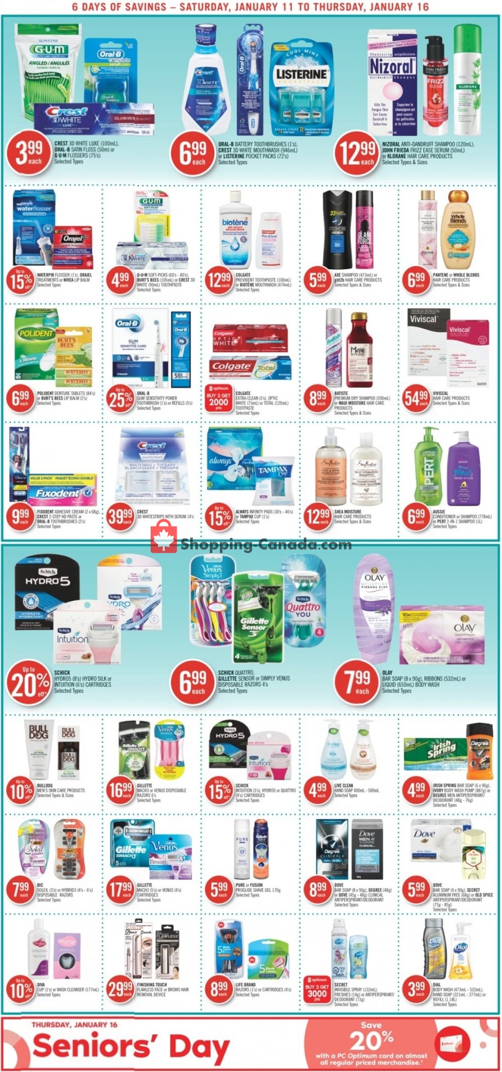 Shoppers Drug Mart flyer from Saturday January 11, 2020 to Thursday January 16, 2020 - page 13