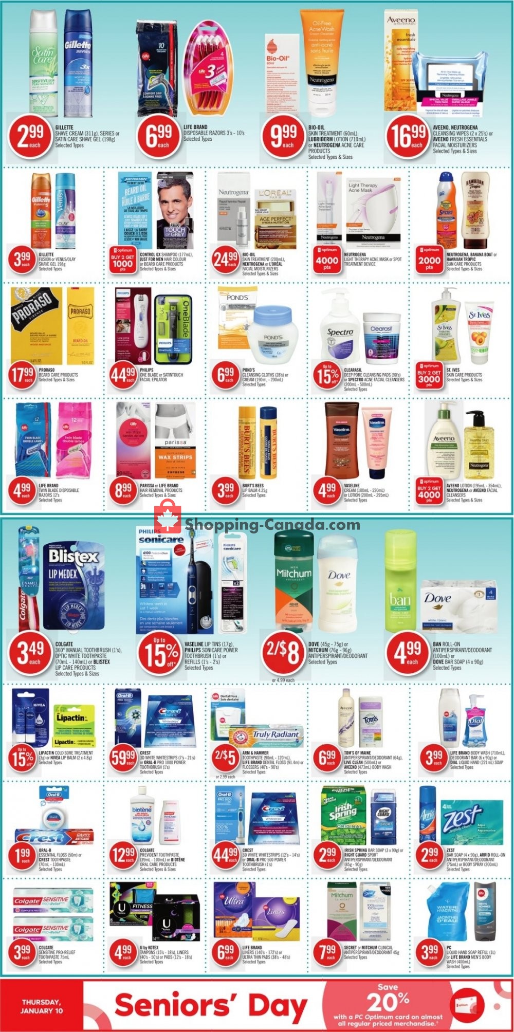 Shoppers Drug Mart flyer from Saturday January 5, 2019 to Friday January 11, 2019 - page 10