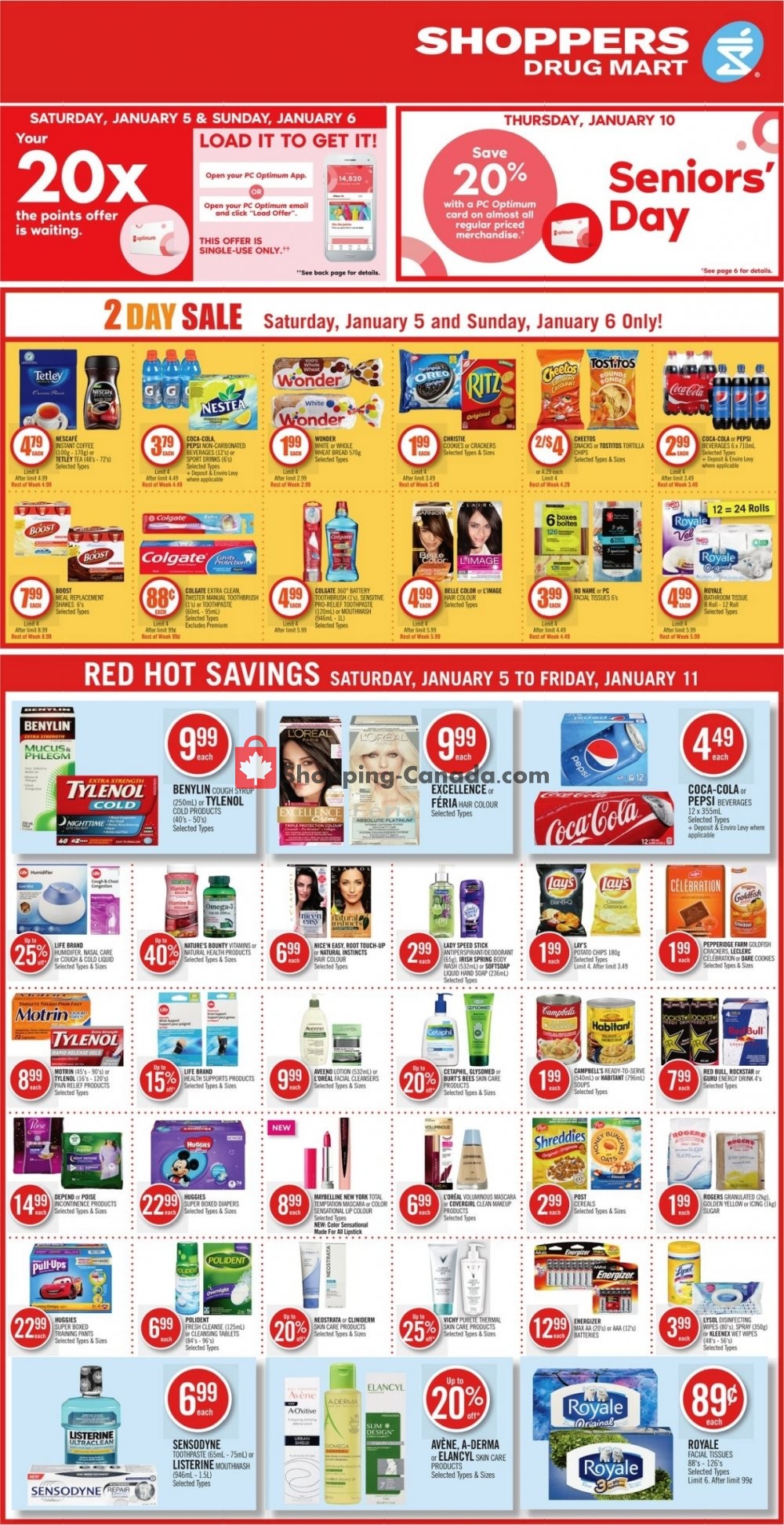 Shoppers Drug Mart flyer from Saturday January 5, 2019 to Friday January 11, 2019 - page 3