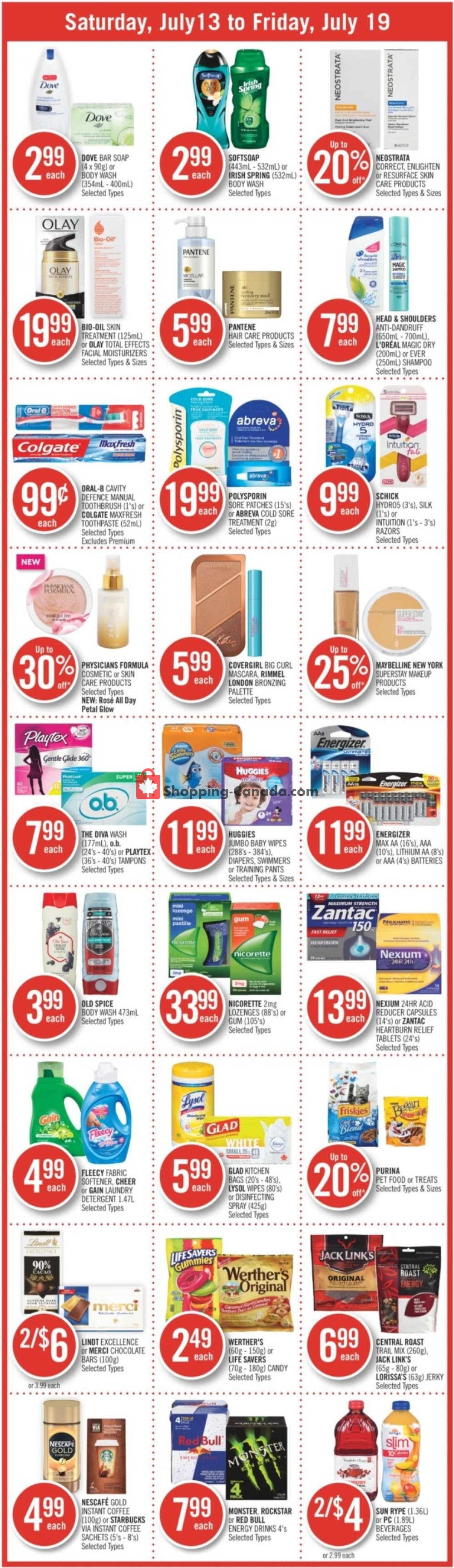 Shoppers Drug Mart flyer from Saturday July 13, 2019 to Friday July 19, 2019 - page 2