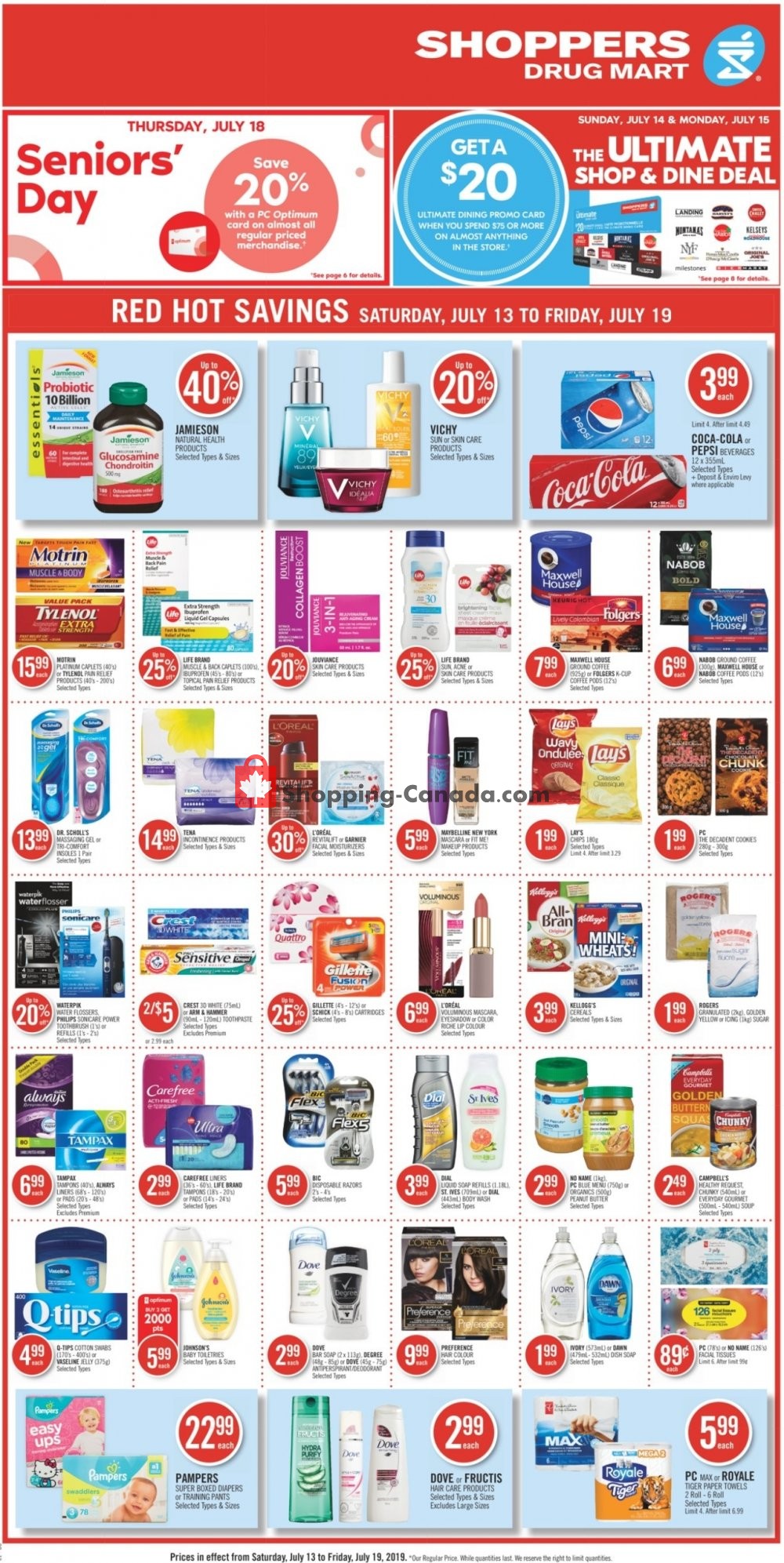 Shoppers Drug Mart flyer from Saturday July 13, 2019 to Friday July 19, 2019 - page 3