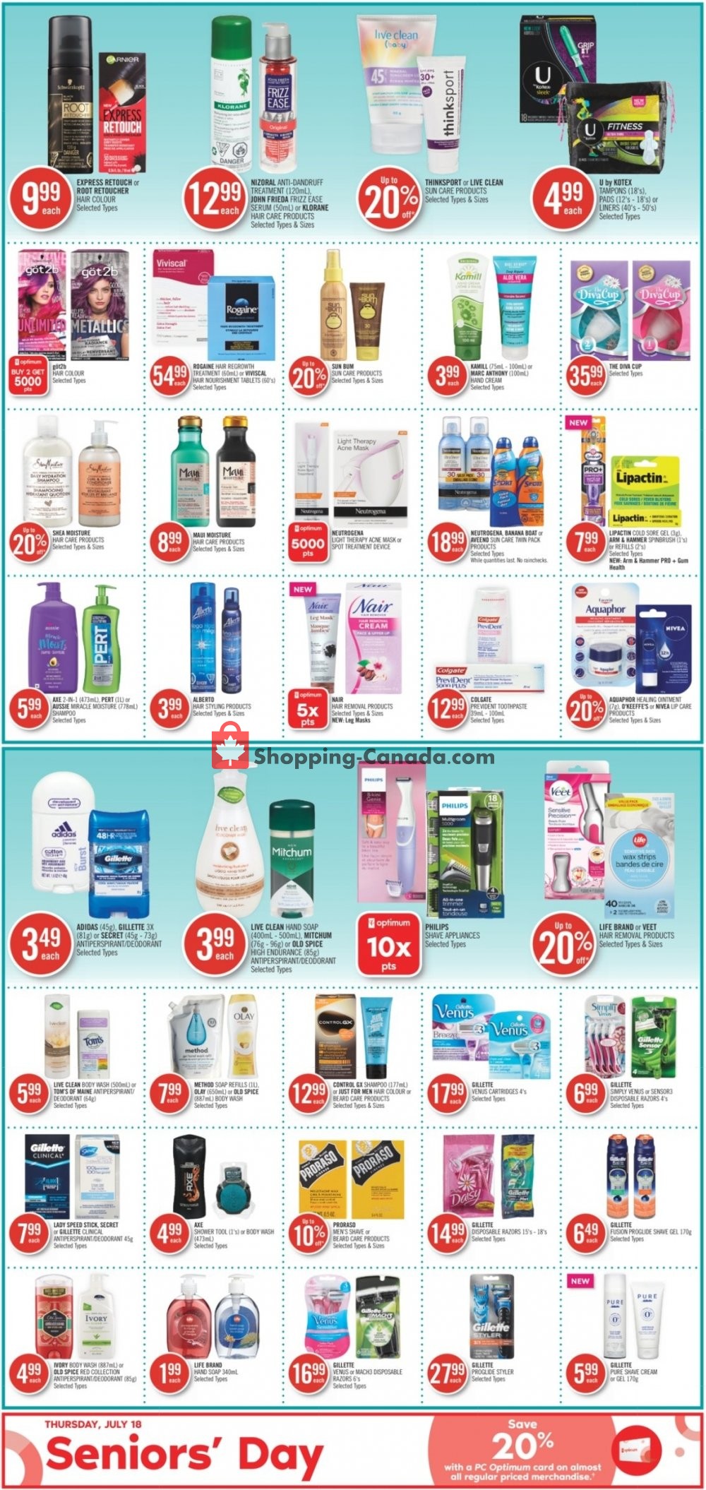 Shoppers Drug Mart flyer from Saturday July 13, 2019 to Friday July 19, 2019 - page 8