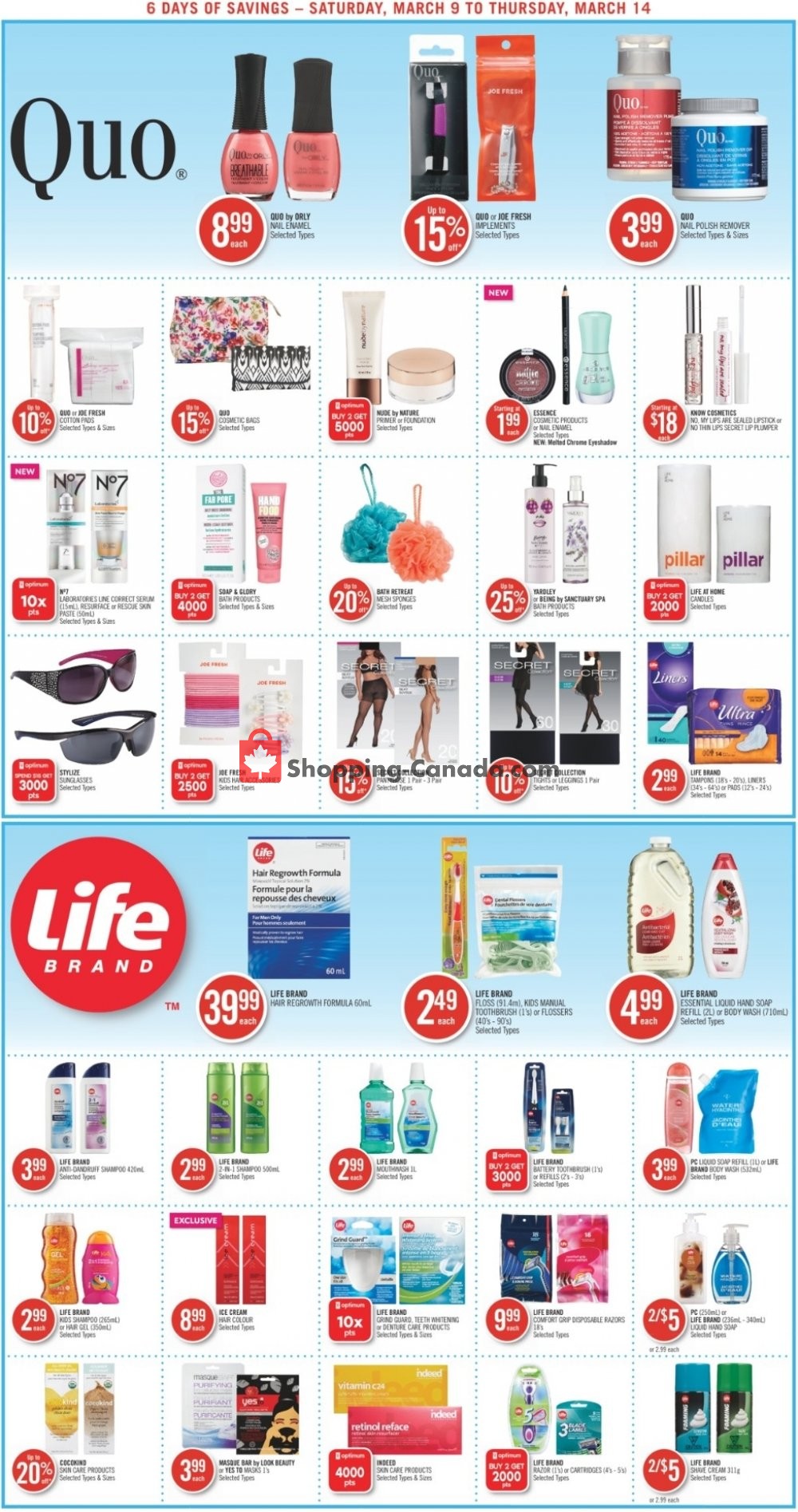 Shoppers Drug Mart flyer from Saturday March 9, 2019 to Thursday March 14, 2019 - page 14