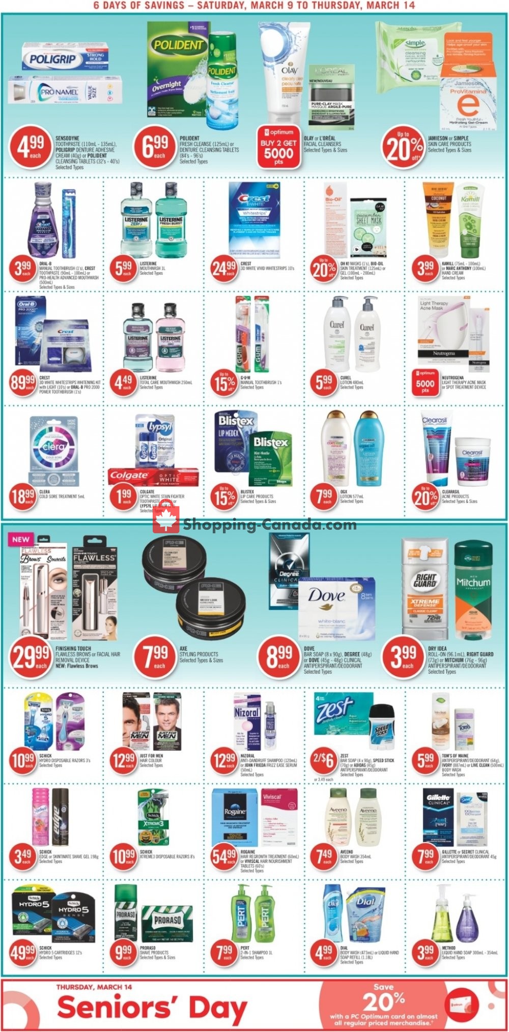 Shoppers Drug Mart flyer from Saturday March 9, 2019 to Thursday March 14, 2019 - page 15