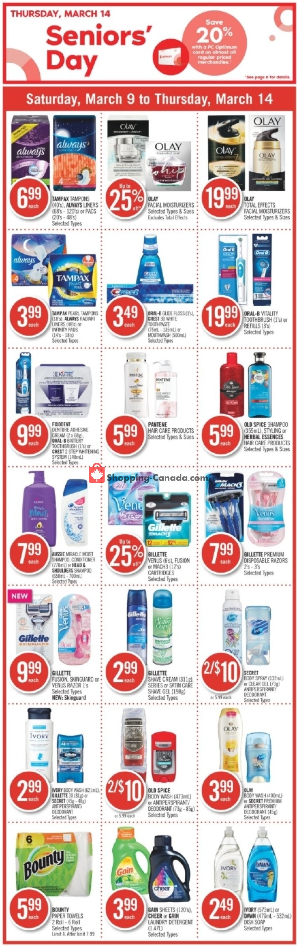 Shoppers Drug Mart flyer from Saturday March 9, 2019 to Thursday March 14, 2019 - page 3