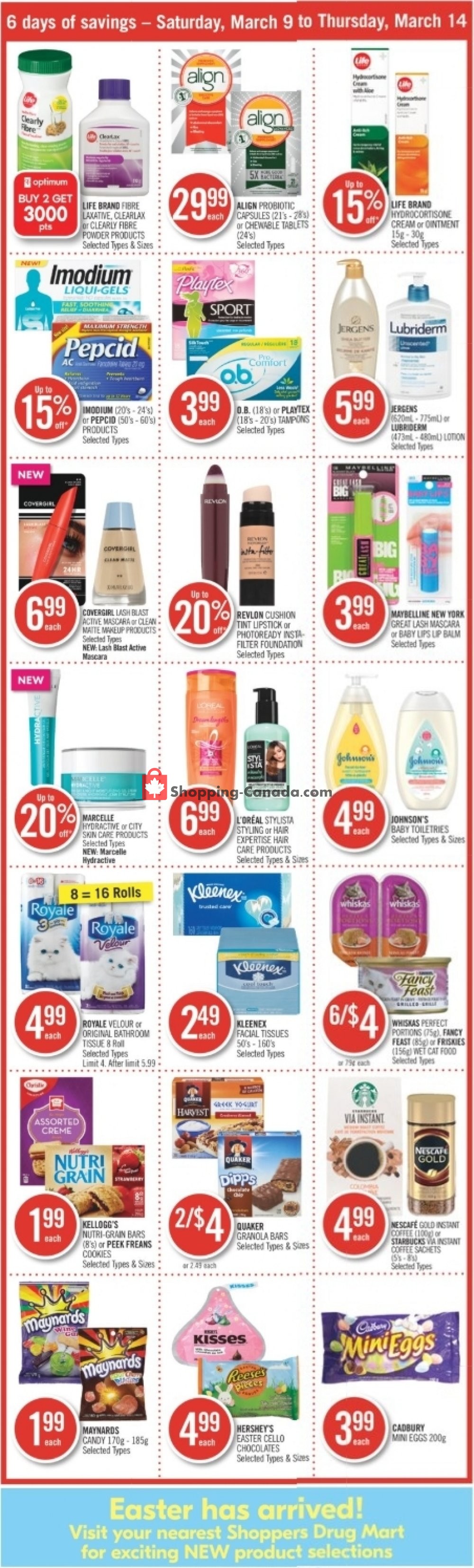 Shoppers Drug Mart flyer from Saturday March 9, 2019 to Thursday March 14, 2019 - page 4