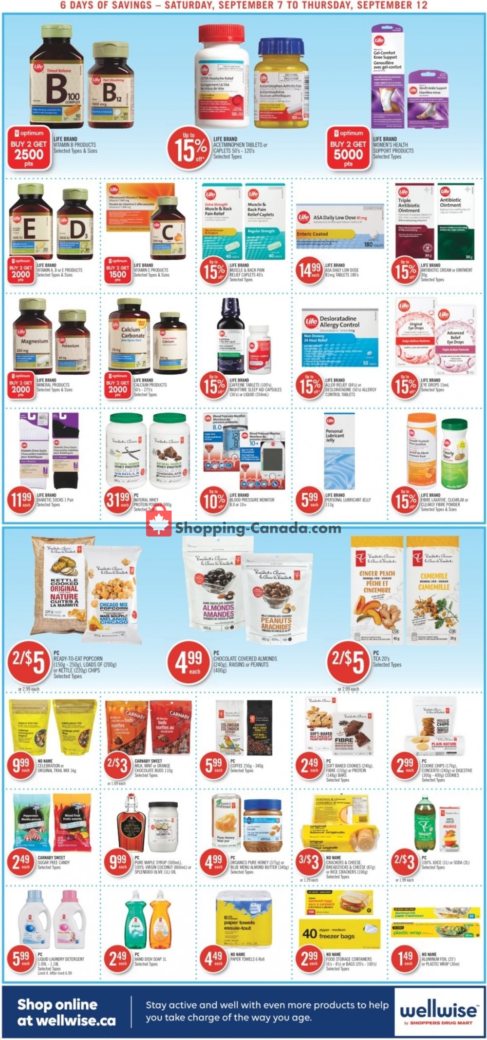 Shoppers Drug Mart flyer from Saturday September 7, 2019 to Thursday September 12, 2019 - page 12