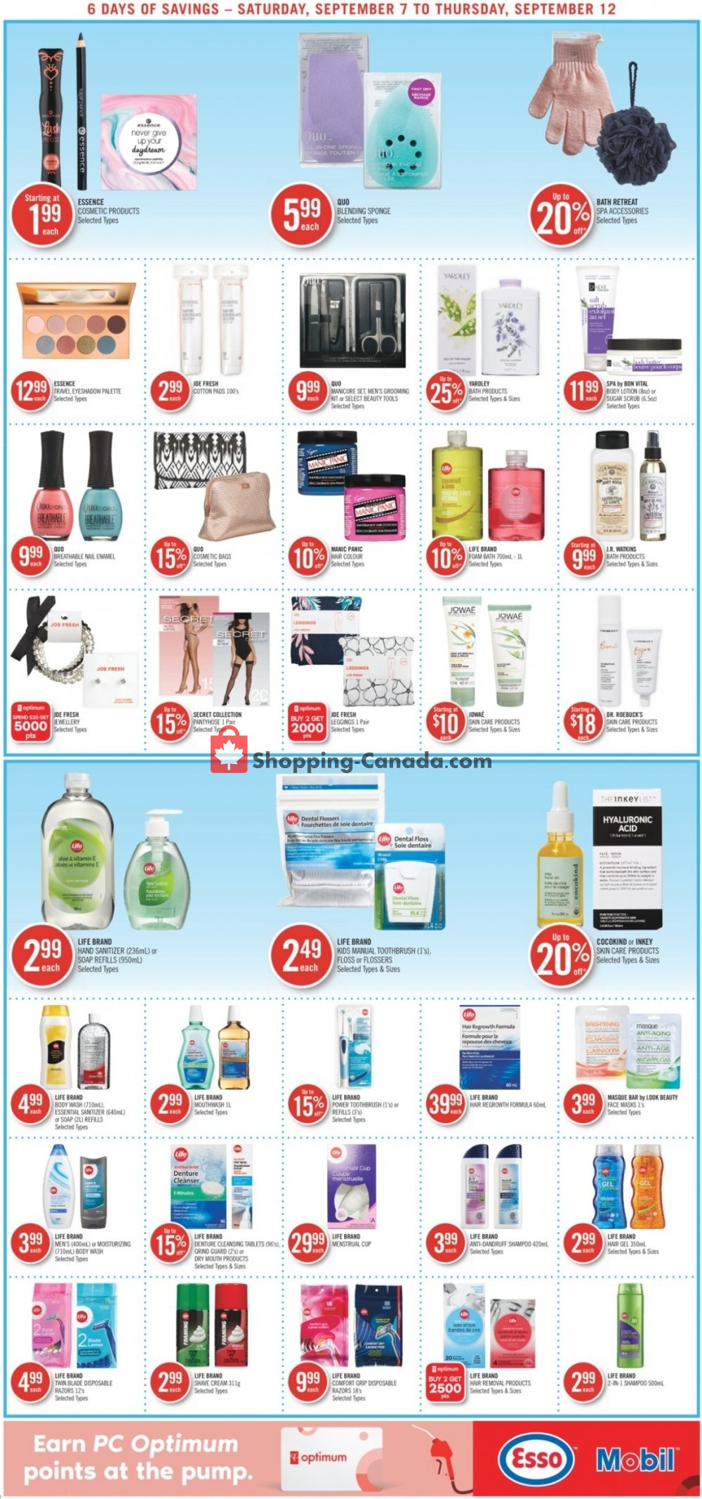 Shoppers Drug Mart flyer from Saturday September 7, 2019 to Thursday September 12, 2019 - page 14