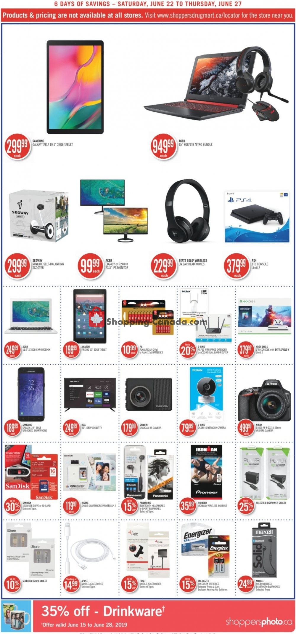 Shoppers Drug Mart flyer from Saturday June 22, 2019 to Thursday June 27, 2019 - page 11