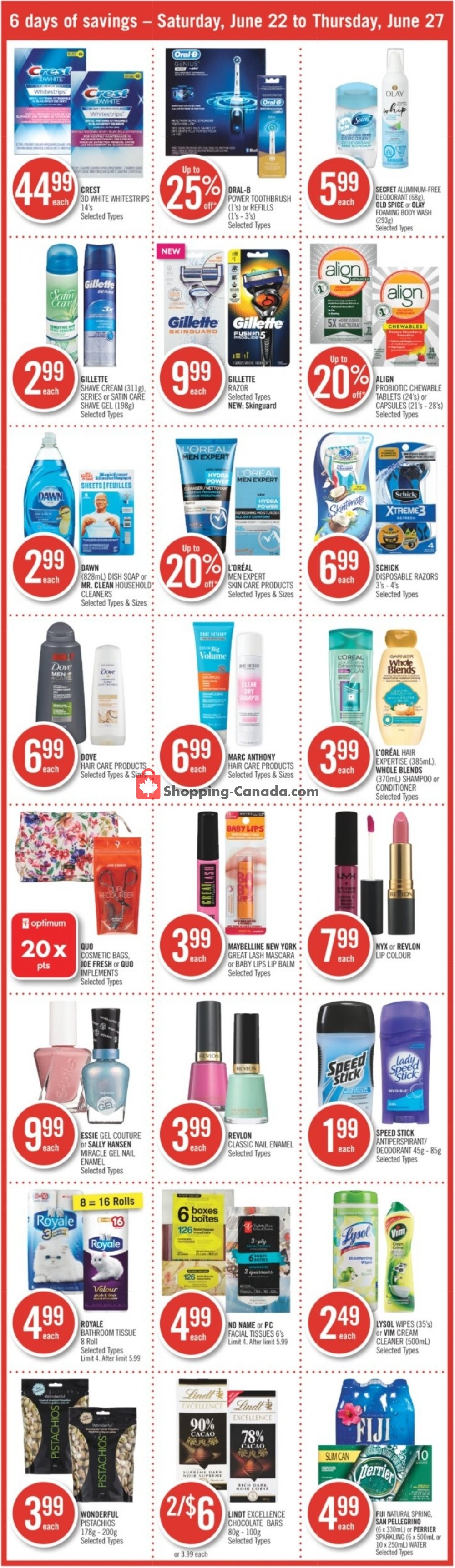 Shoppers Drug Mart flyer from Saturday June 22, 2019 to Thursday June 27, 2019 - page 4